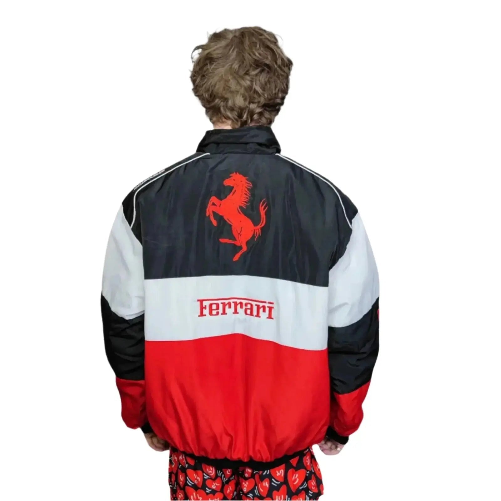 Ferrari F1 Multi Patch Embroidered Racing Jacket image 2