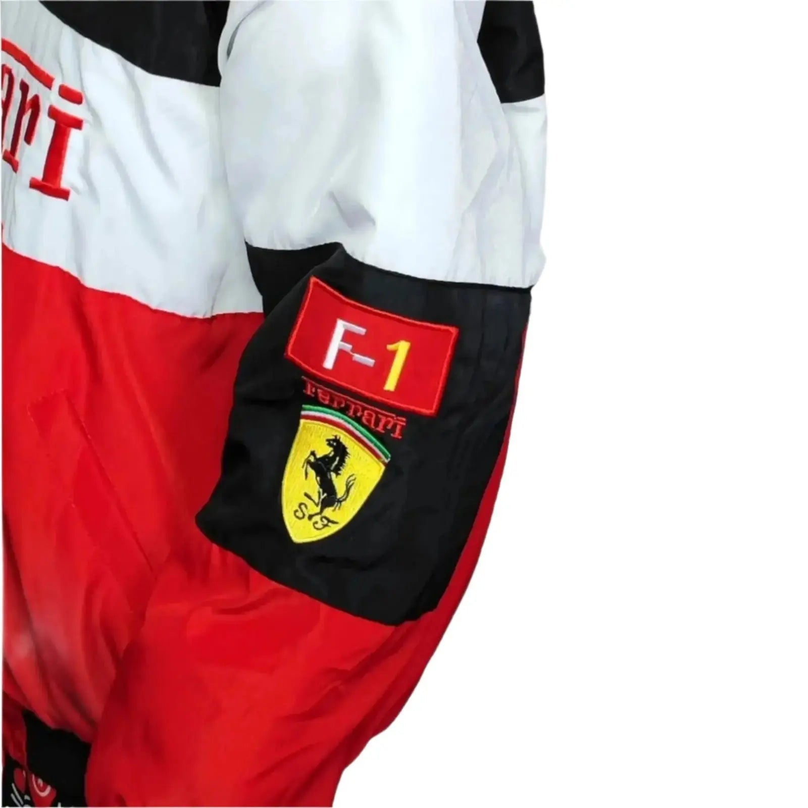 Ferrari F1 Multi Patch Embroidered Racing Jacket image 5