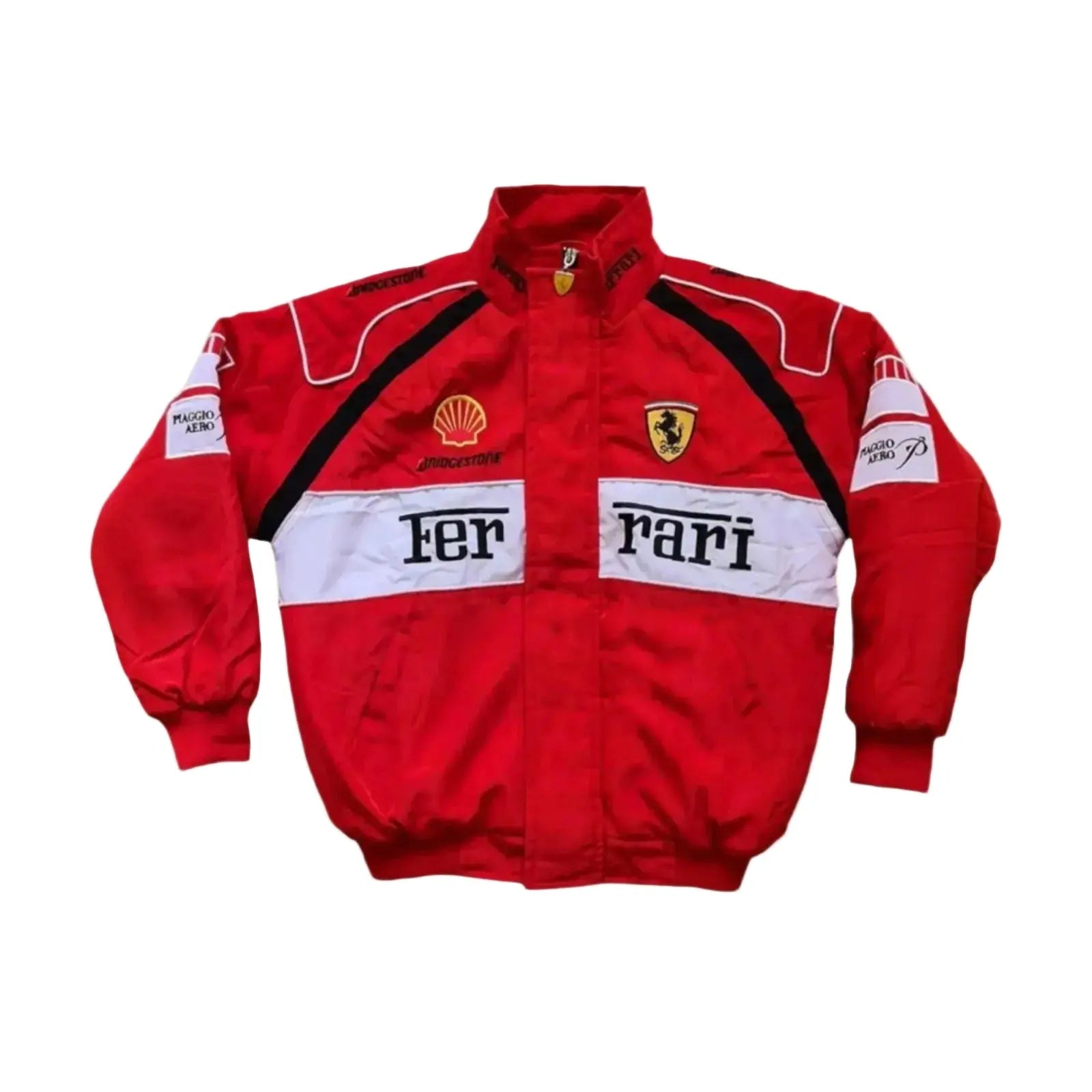 Ferrari F1 Racing Embroidered Bomber Jacket image 1