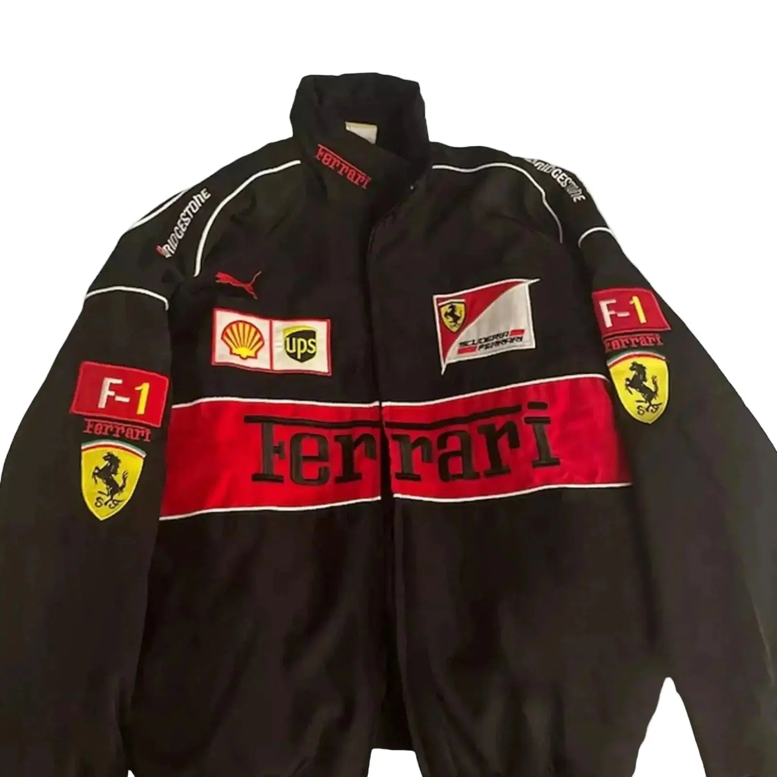 Ferrari F1 Vintage Racing Embroidered Jacket image 2