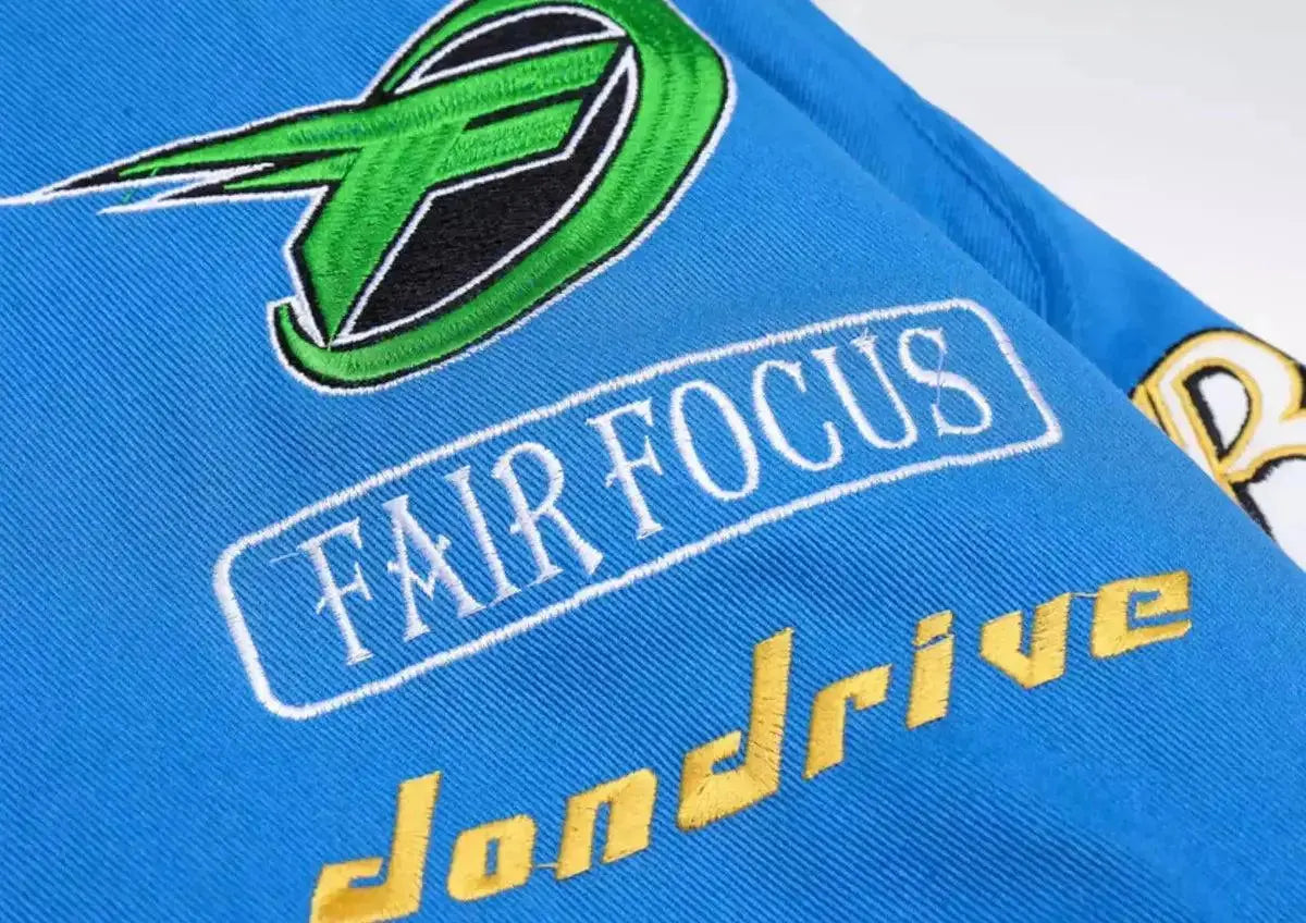 Fair Focus Embroidered Racing Jacket - Stylish Motorsport Apparel image 10