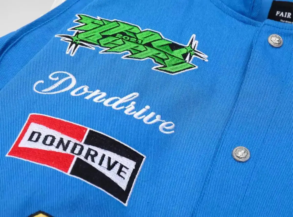 Fair Focus Embroidered Racing Jacket - Stylish Motorsport Apparel image 12