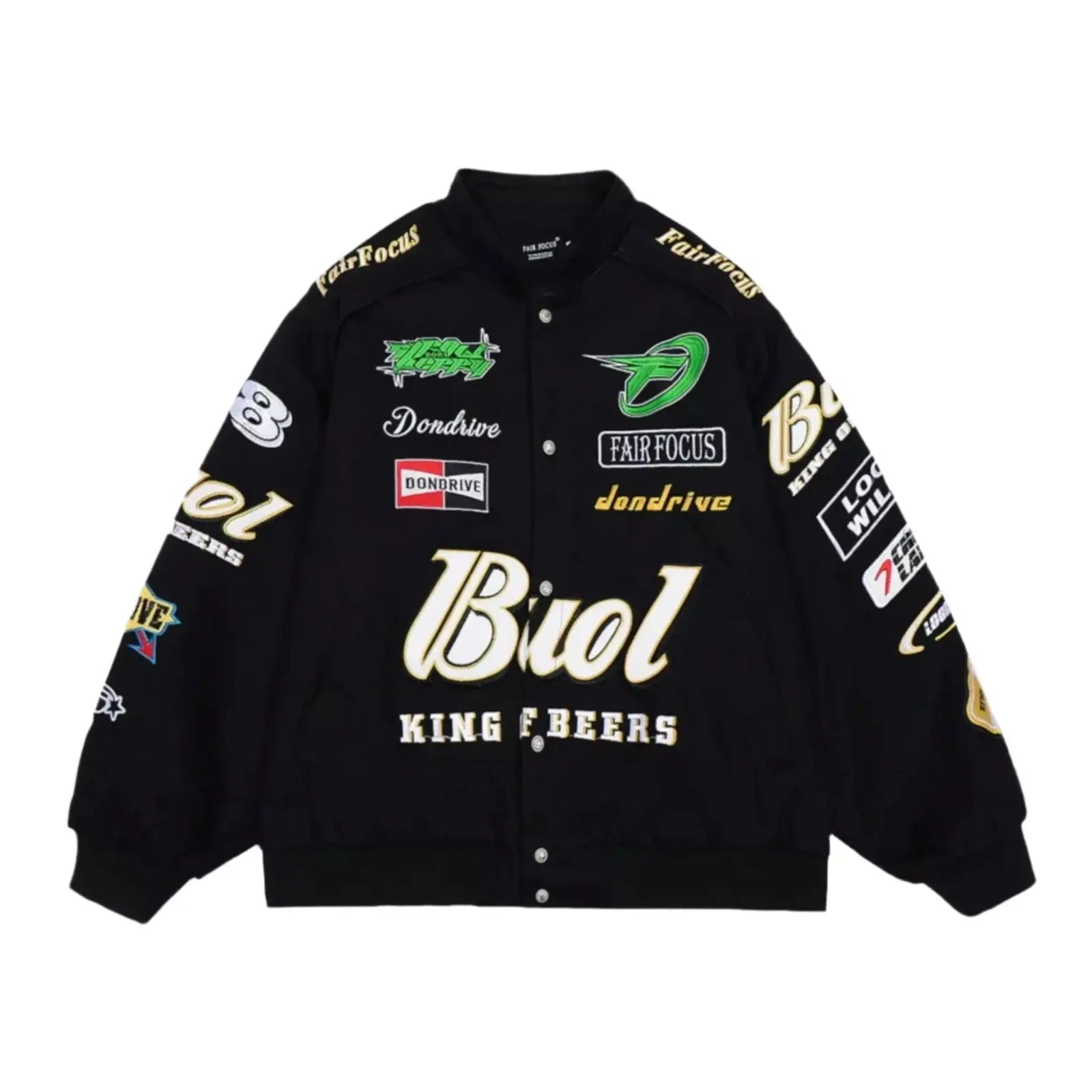 Fair Focus Embroidered Racing Jacket - Stylish Motorsport Apparel image 3