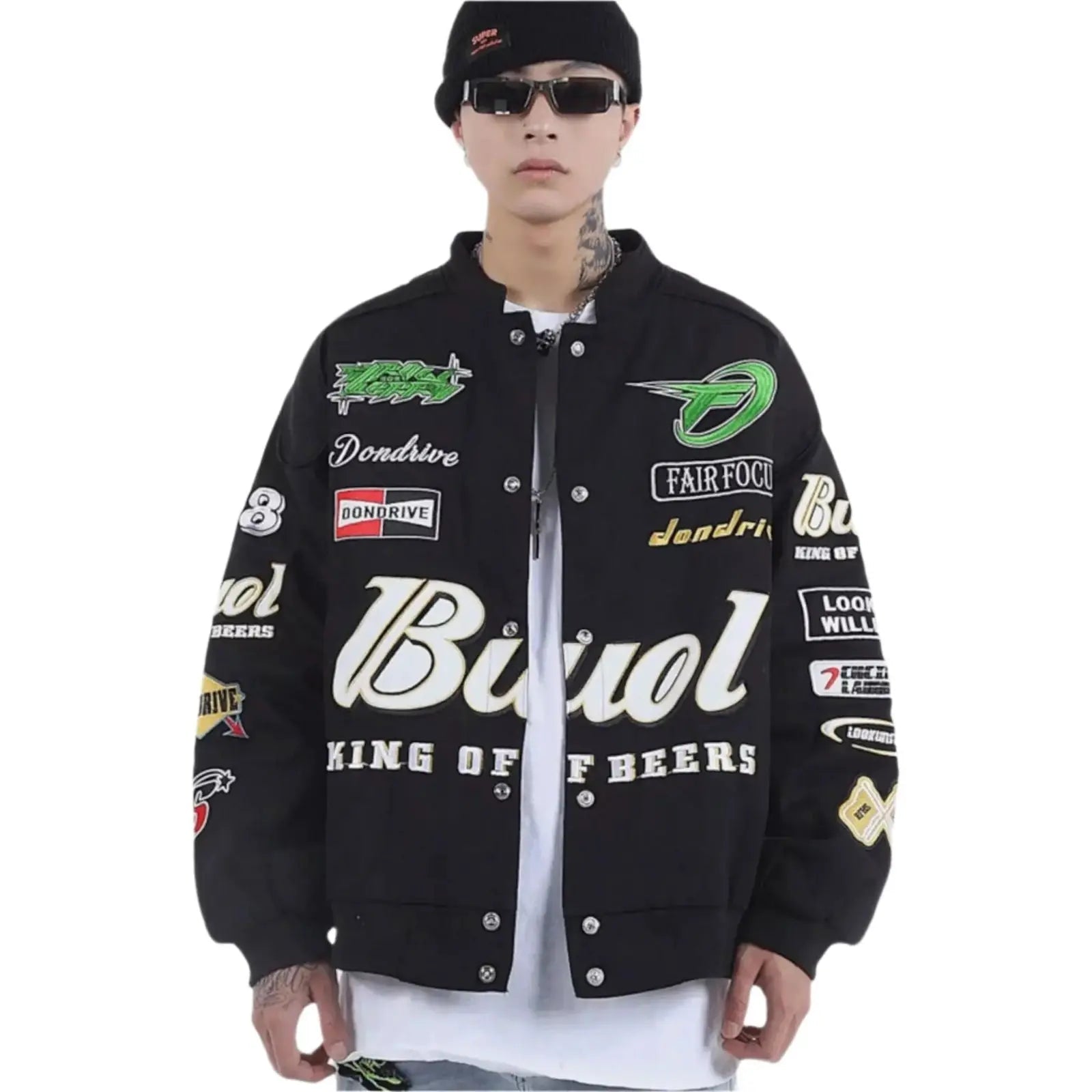 Fair Focus Embroidered Racing Jacket - Stylish Motorsport Apparel image 5