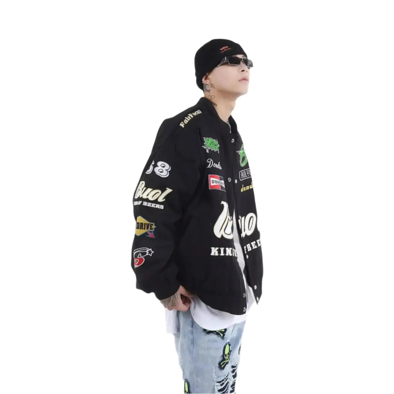 Fair Focus Embroidered Racing Jacket - Stylish Motorsport Apparel image 7