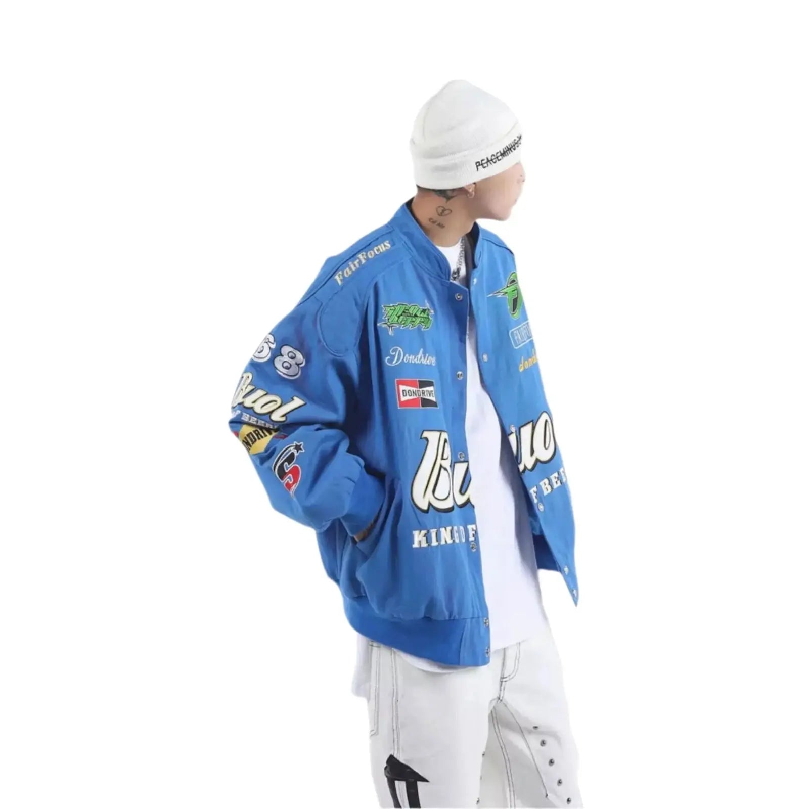 Fair Focus Embroidered Racing Jacket - Stylish Motorsport Apparel image 8
