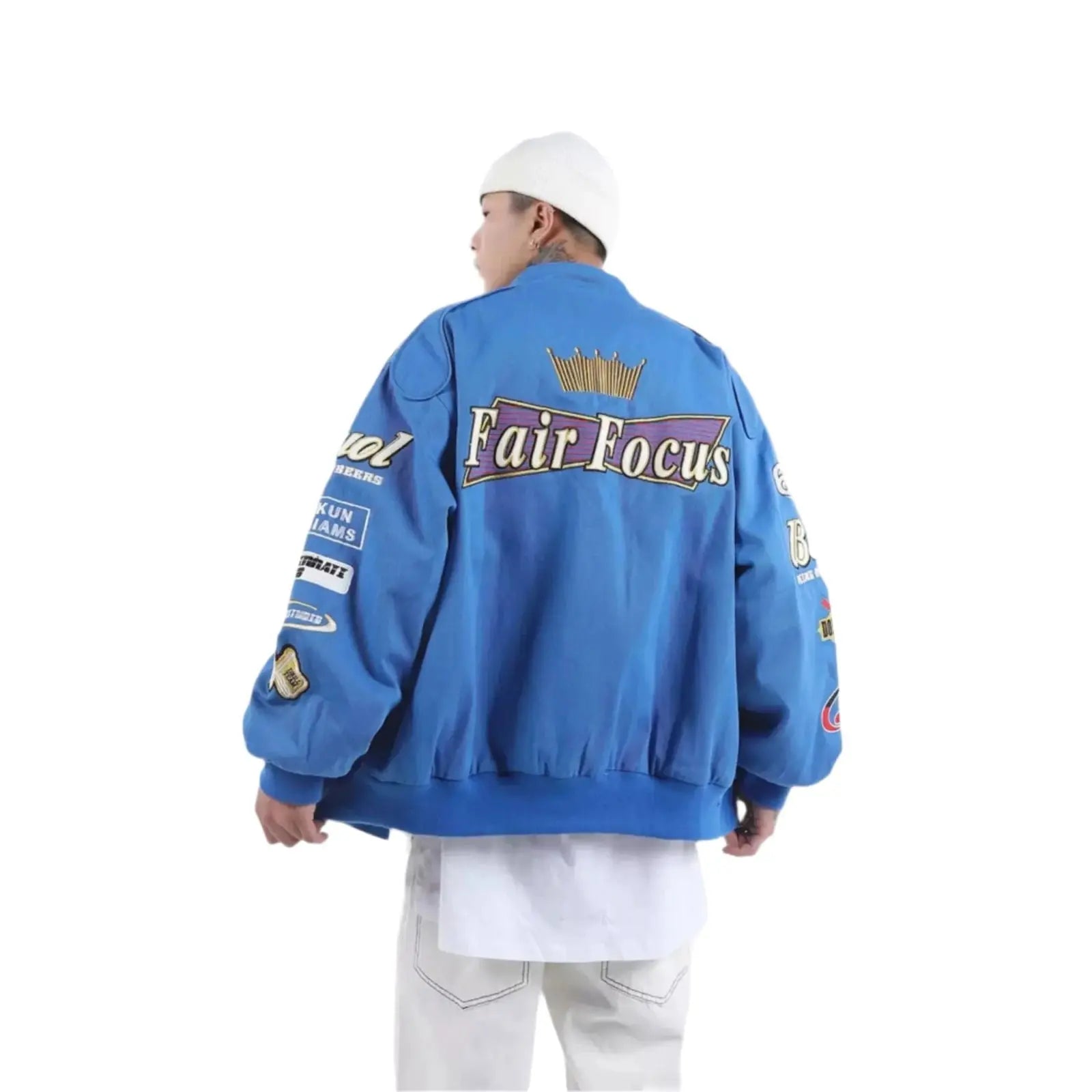 Fair Focus Embroidered Racing Jacket - Stylish Motorsport Apparel image 9
