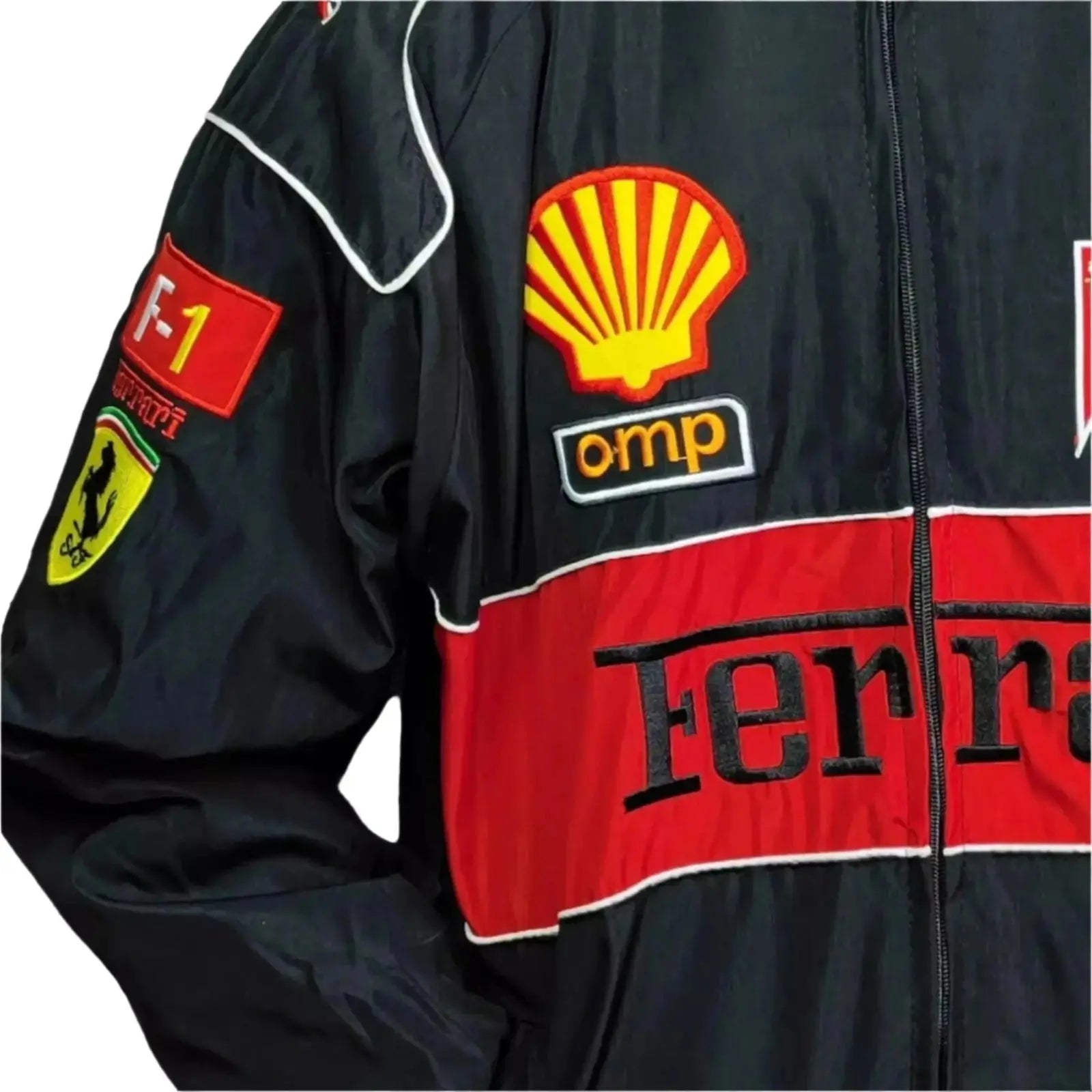 Multi Patch Ferrari F1 Racing Jacket image 4