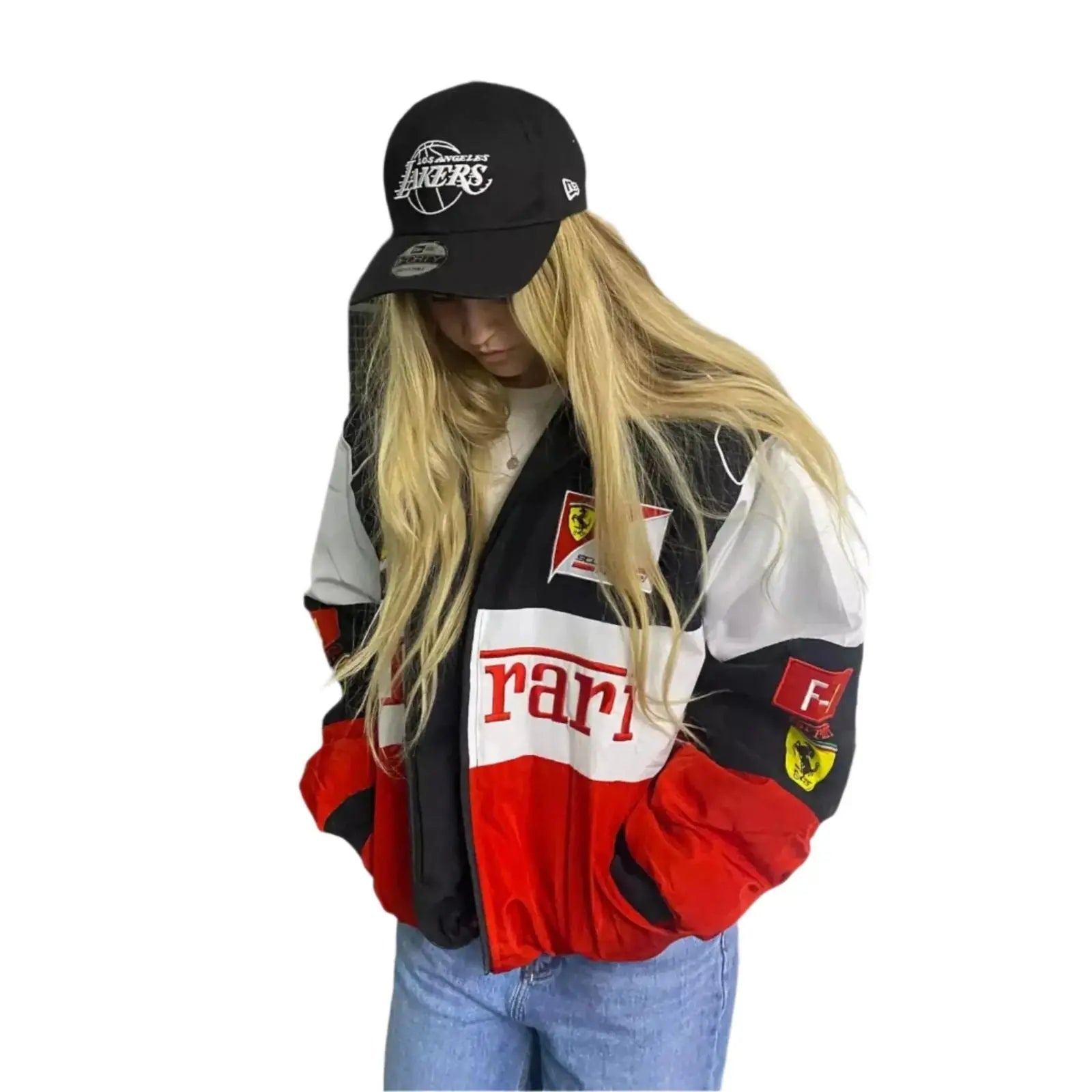 Embroidered F1 Ferrari Racing Jacket - Classic Motorsport Apparel image 4
