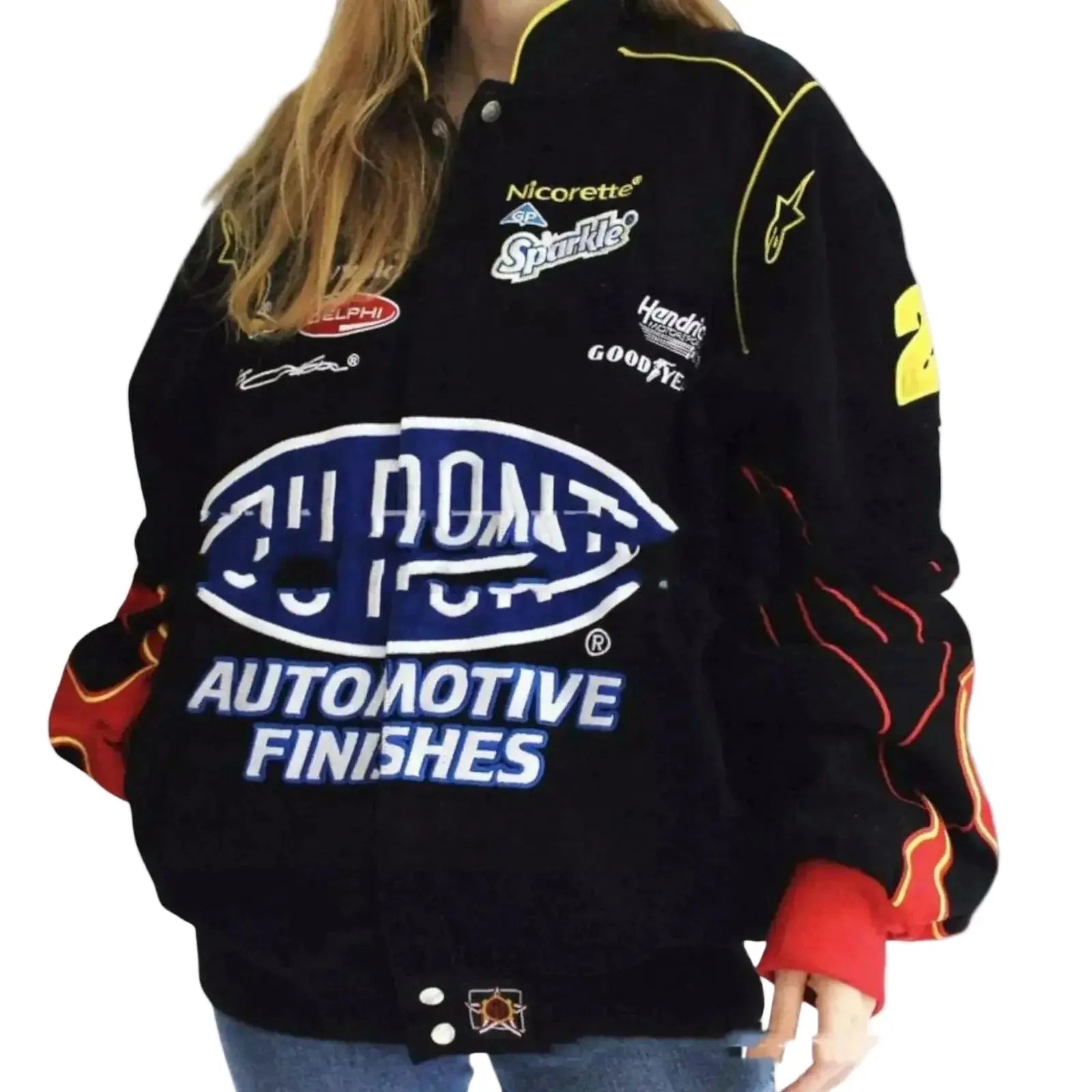 Vintage Dupont Windbreaker Printed Jacket image 1
