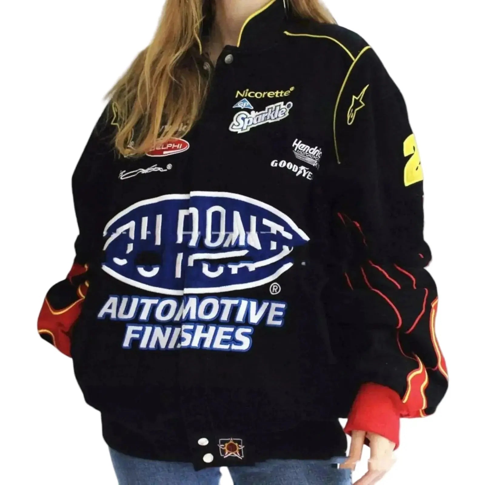 Vintage Dupont Windbreaker Printed Jacket image 3