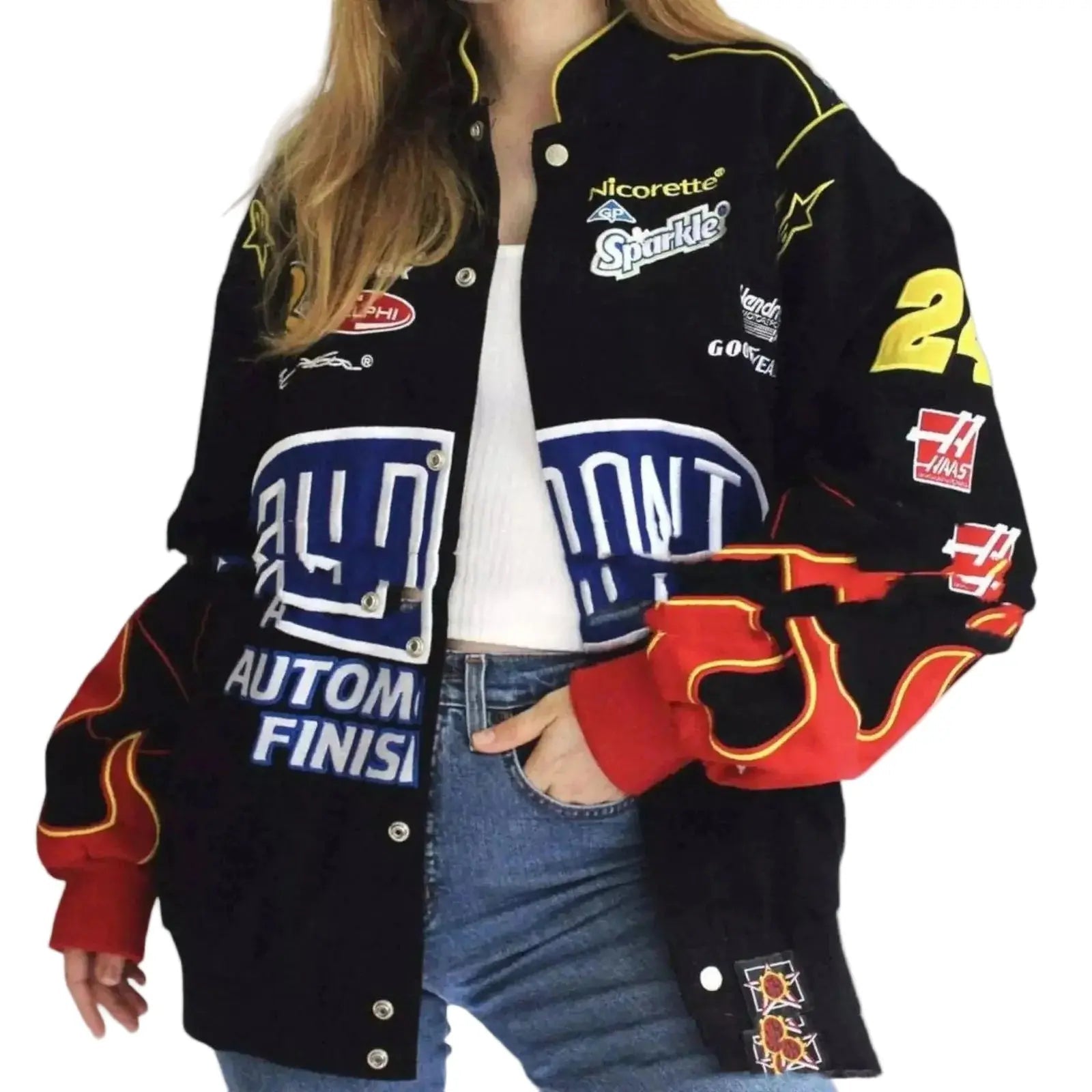 Vintage Dupont Windbreaker Printed Jacket image 5