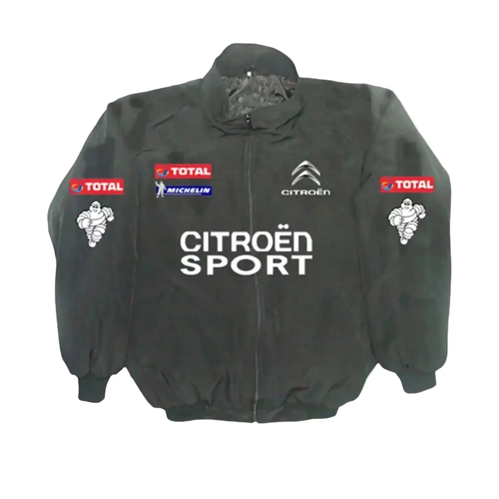 Vintage Citroen F1 Racing Embroidered Bomber Jacket image 1