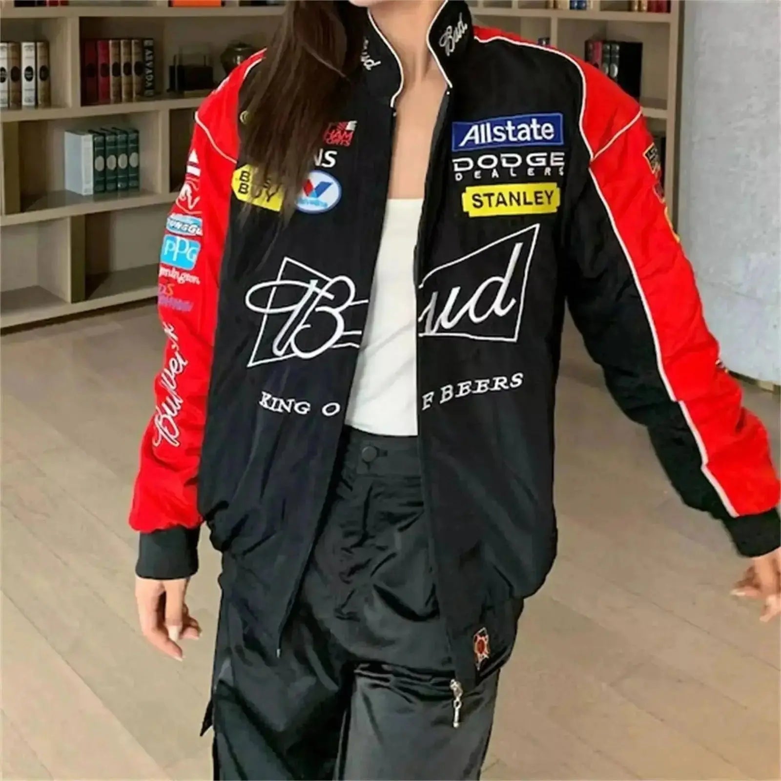 Budweiser F1 Racing Embroidered Retro Limited Edition Jacket image 7