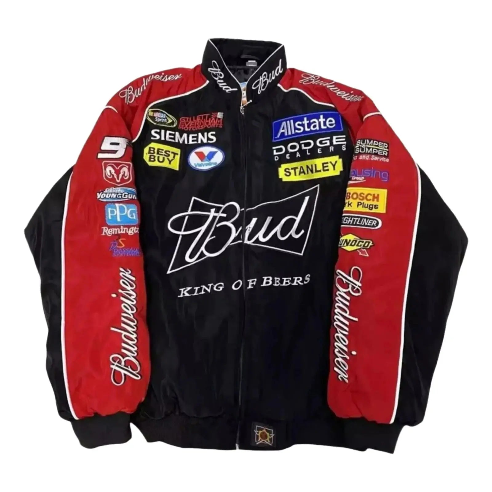 Budweiser F1 Official Embroidered Racing Jacket image 1