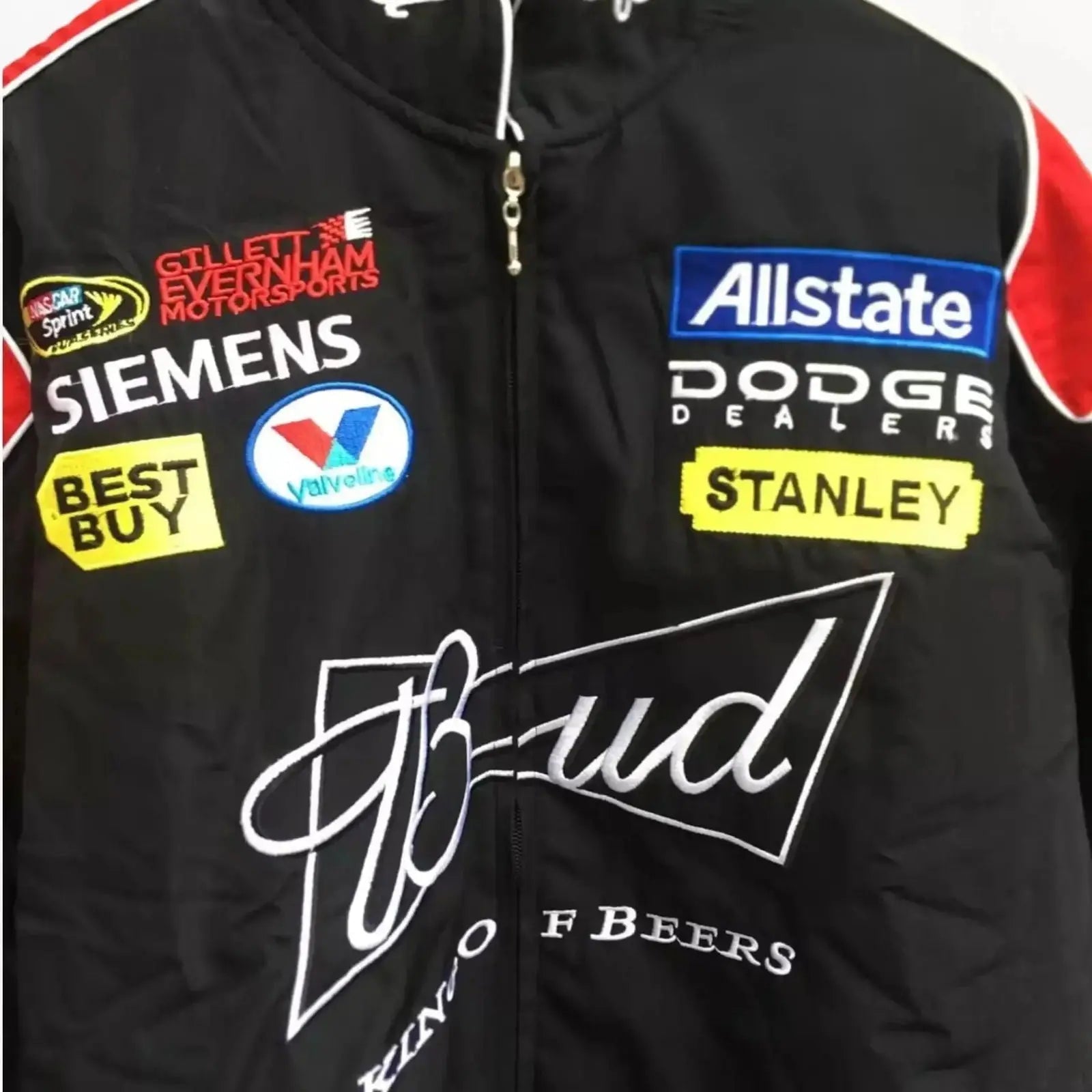 Budweiser F1 Official Embroidered Racing Jacket image 5