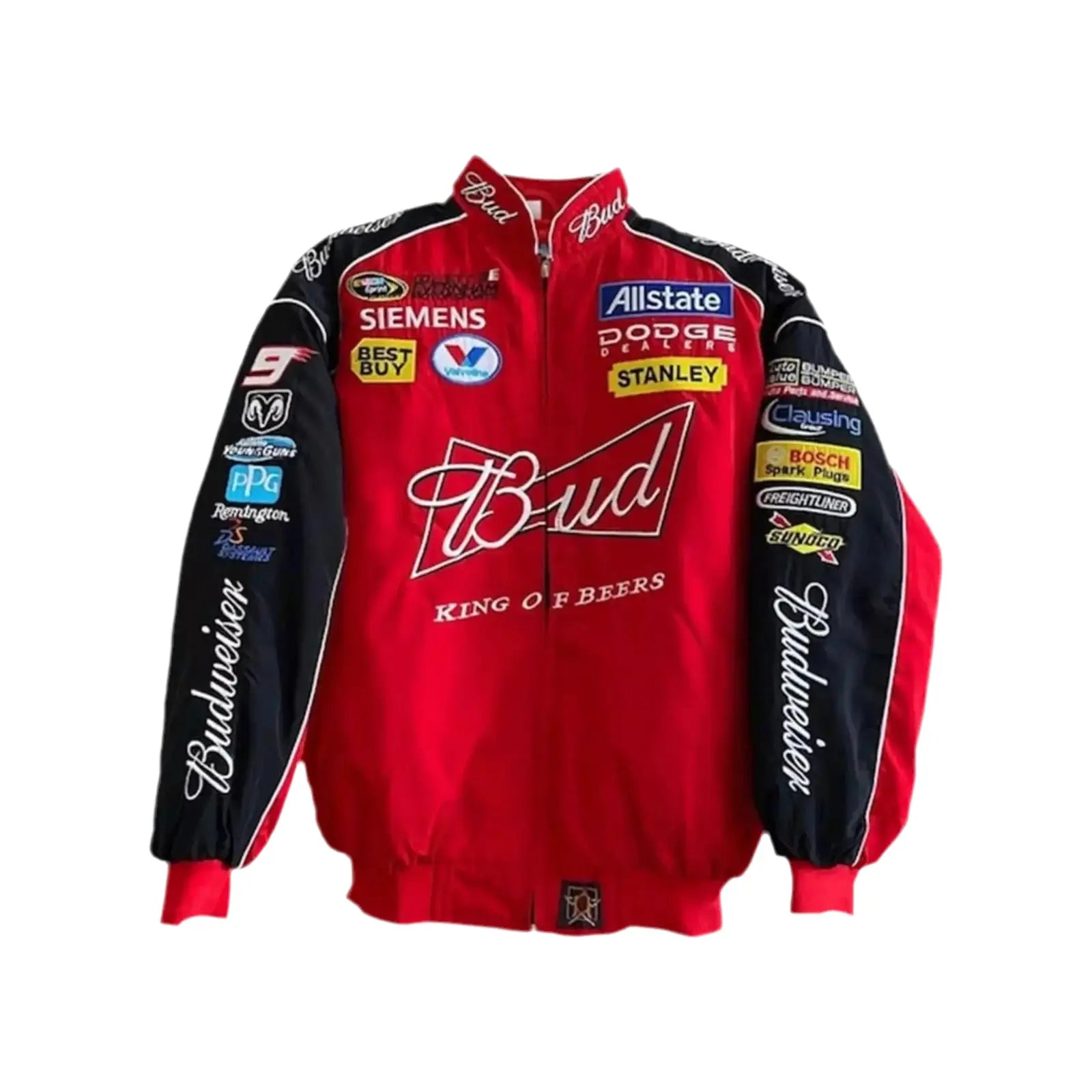Budweiser Black F1 Retro Racing Jacket image 1