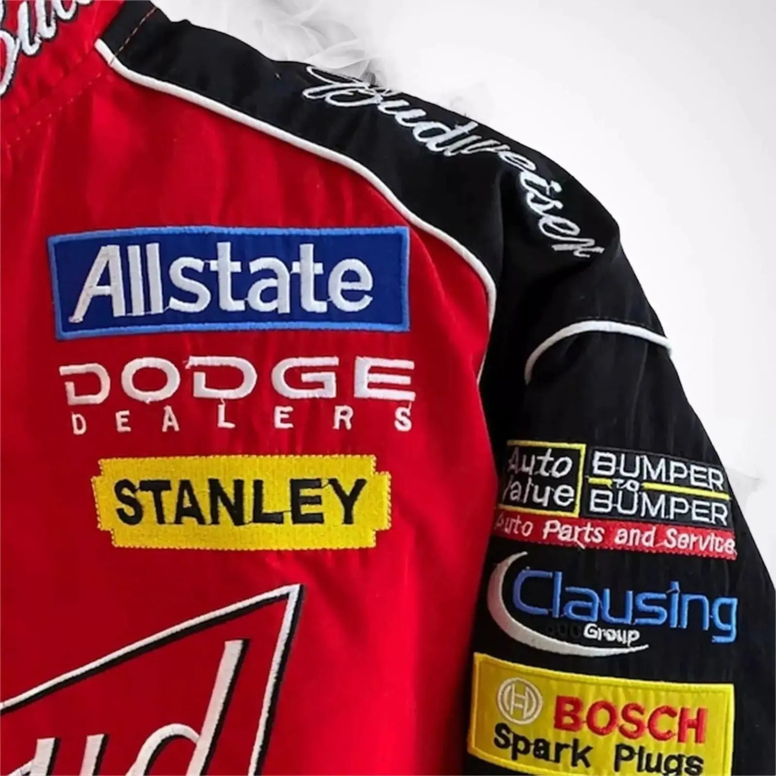 Budweiser Black F1 Retro Racing Jacket image 5