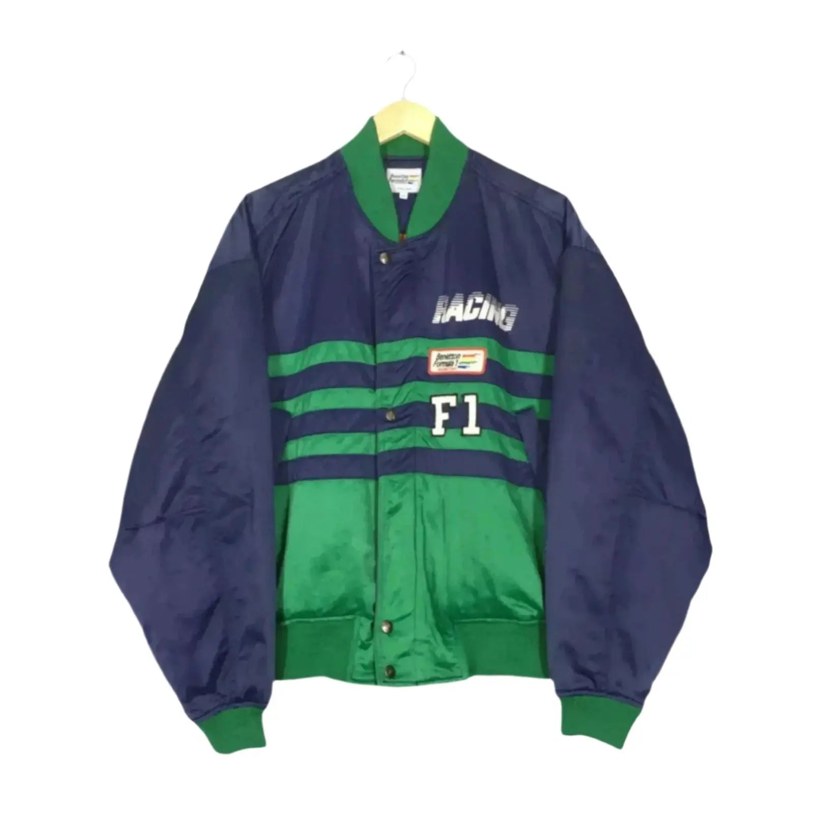 Benetton Vintage Formula 1 Team Embroidered Racing Jacket image 1