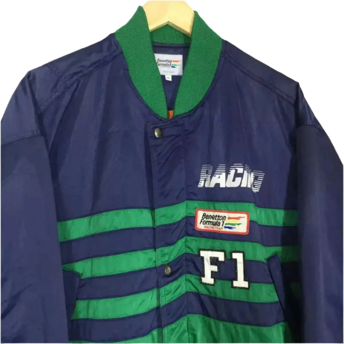 Benetton Vintage Formula 1 Team Embroidered Racing Jacket image 3