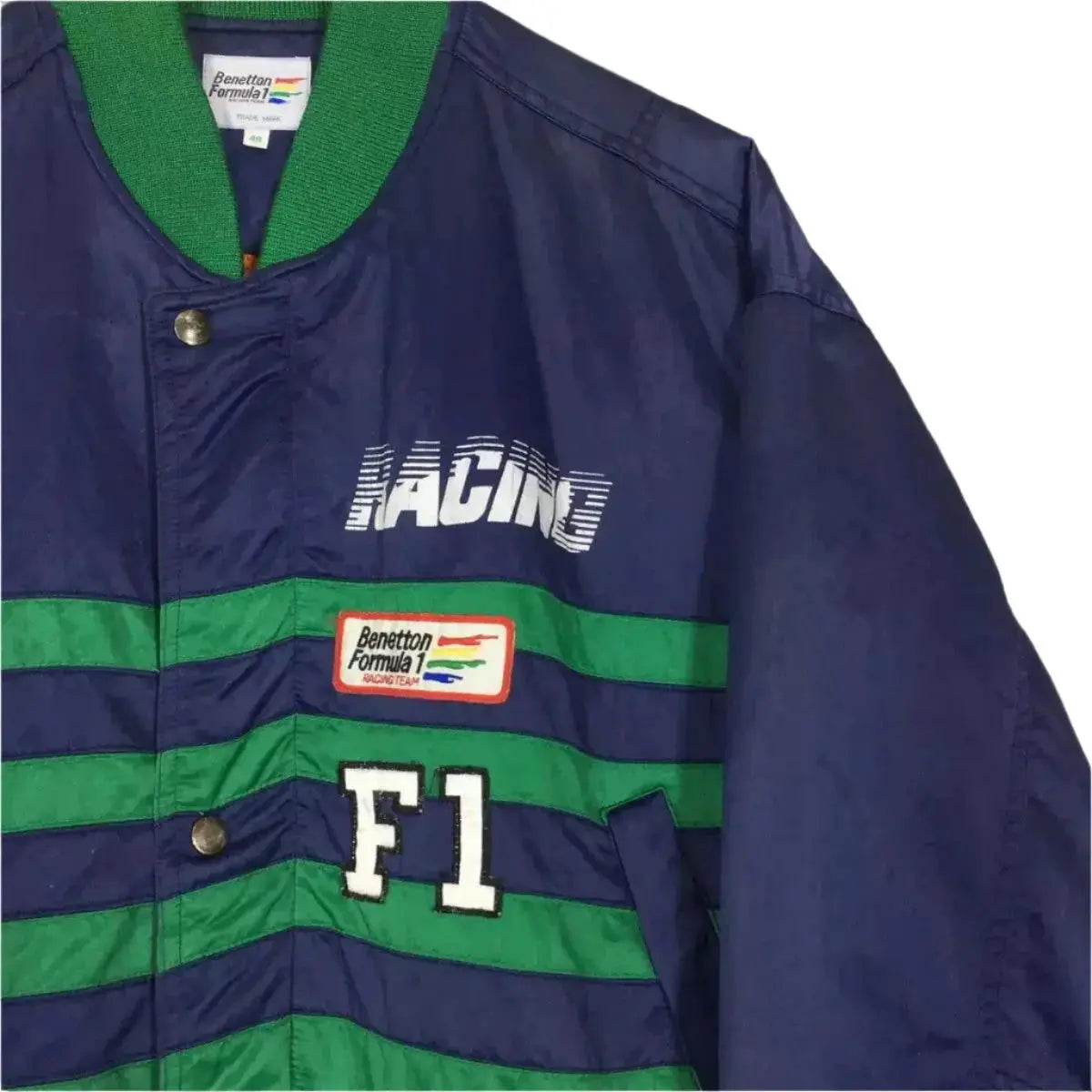 Benetton Vintage Formula 1 Team Embroidered Racing Jacket image 4
