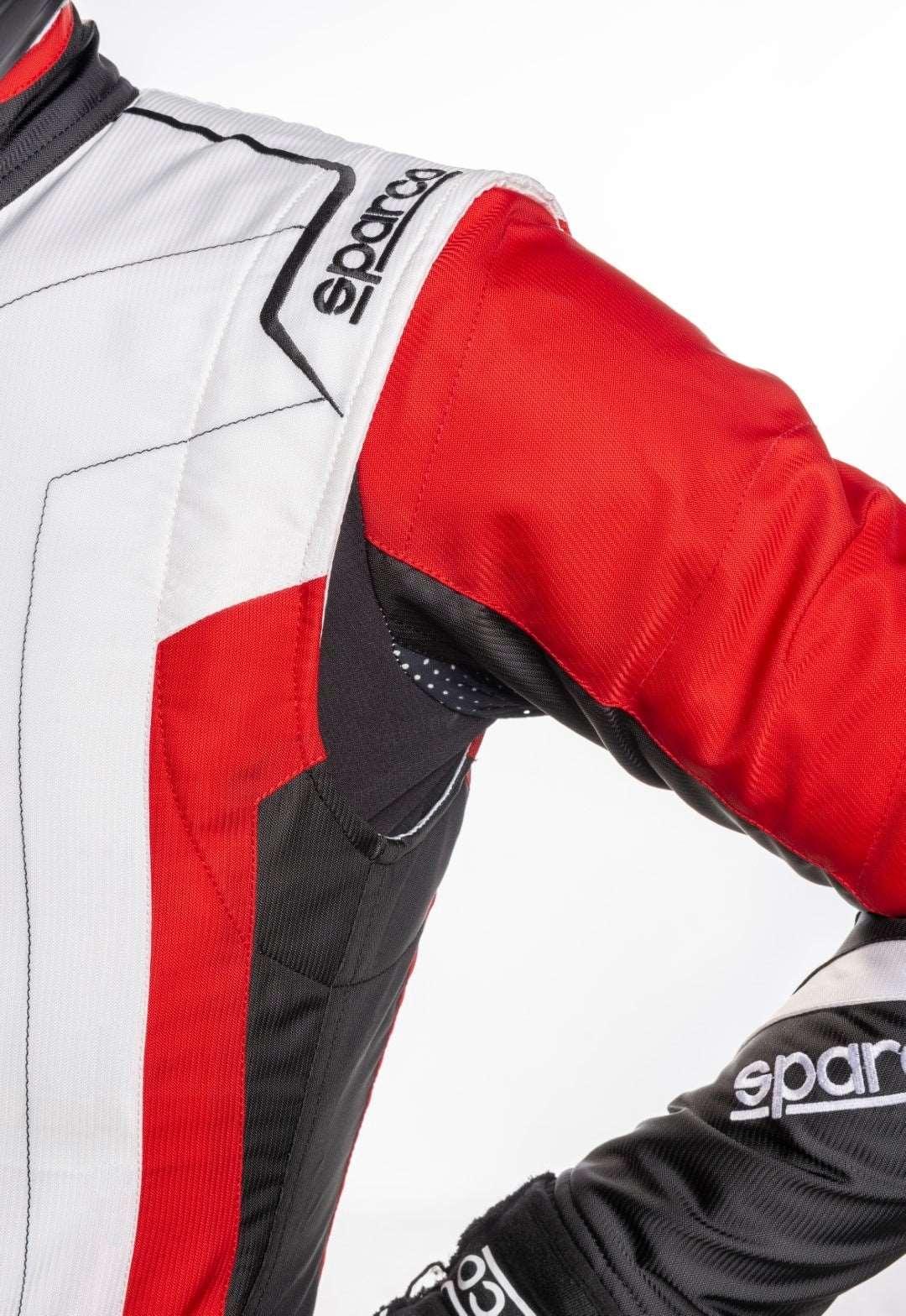 Sparco X-Light KS-7 Replica Kart Suit - Black/Grey Lightweight Racing image 5