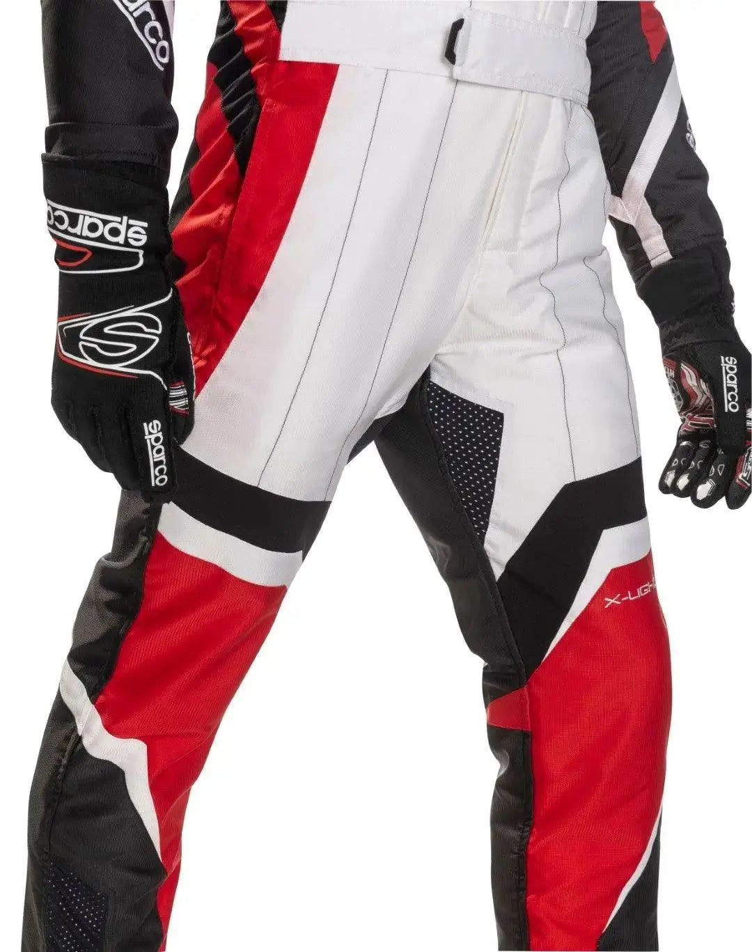 Sparco X-Light KS-7 Replica Kart Suit - Black/Grey Lightweight Racing image 6