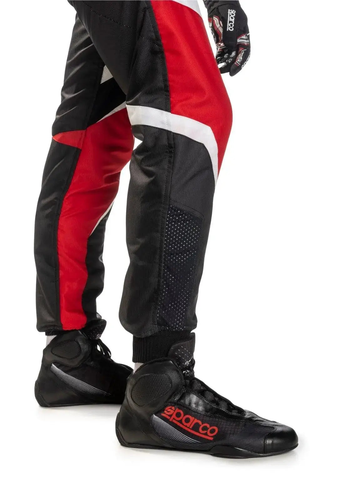 Sparco X-Light KS-7 Replica Kart Suit - Black/Grey Lightweight Racing image 7