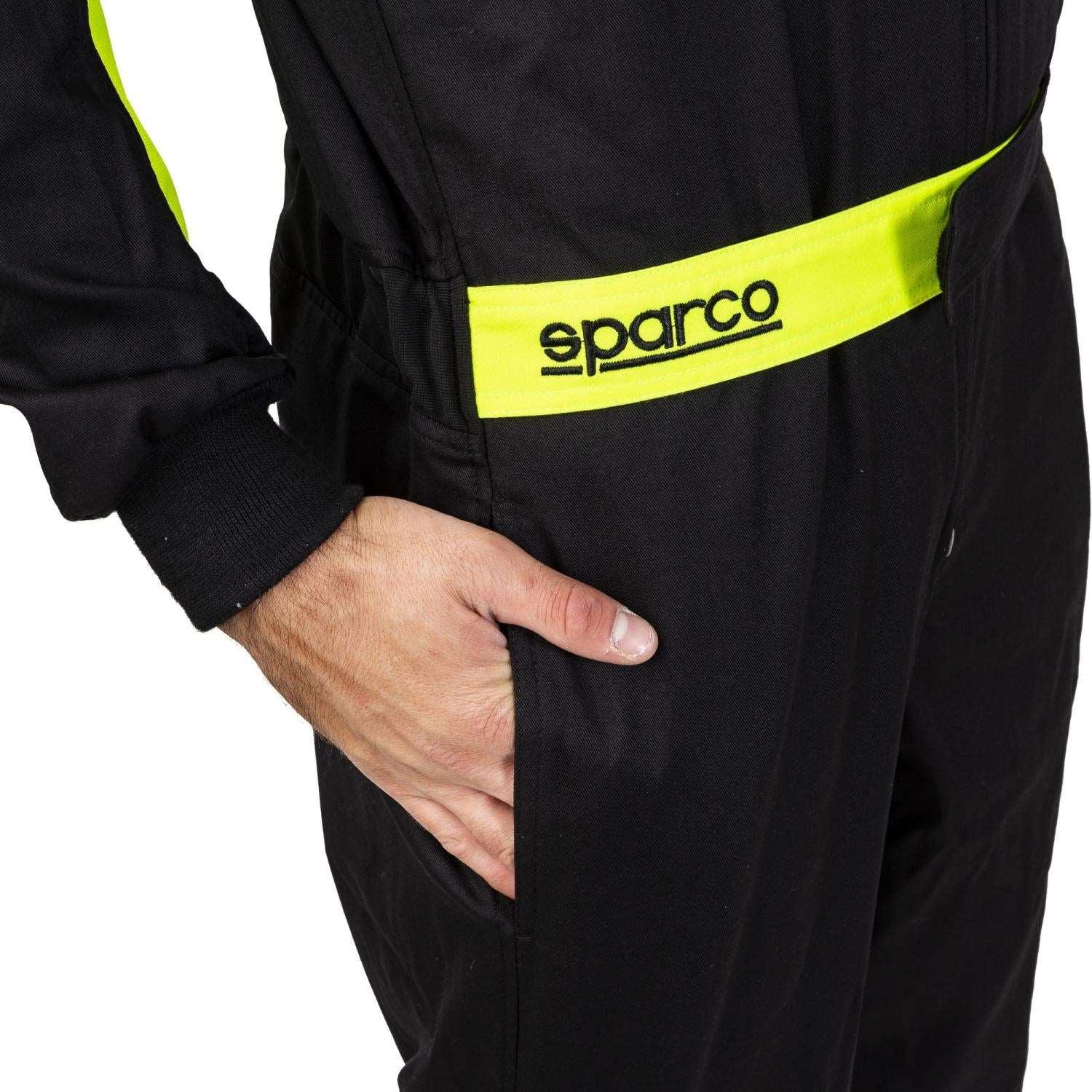Leisure Karting Suit Sparco Rookie Black/Yellow image 4