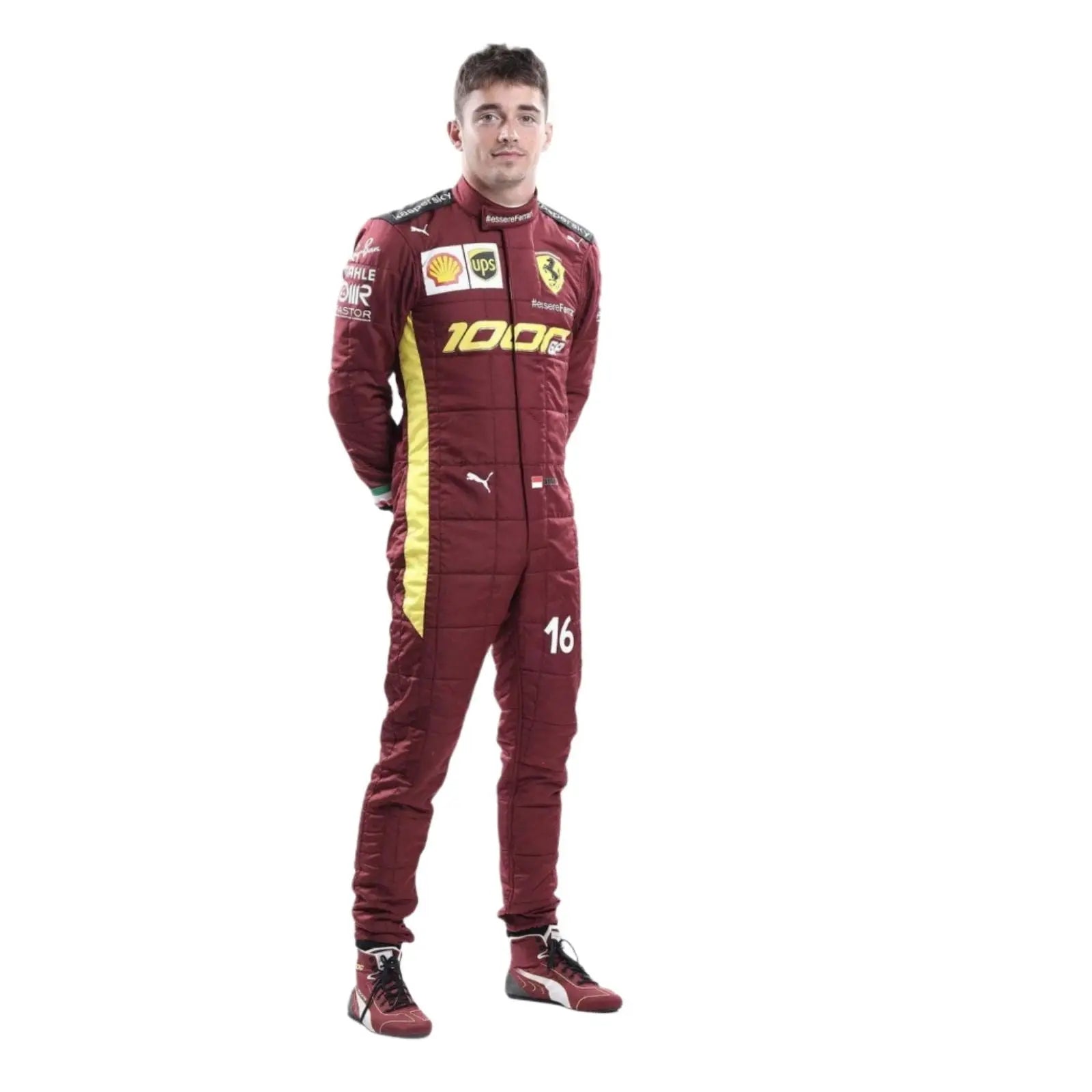 Charles Leclerc Sebastian Vettel 2020 F1 Replica Race Suit - Scuderia Ferrari 1000s image 1