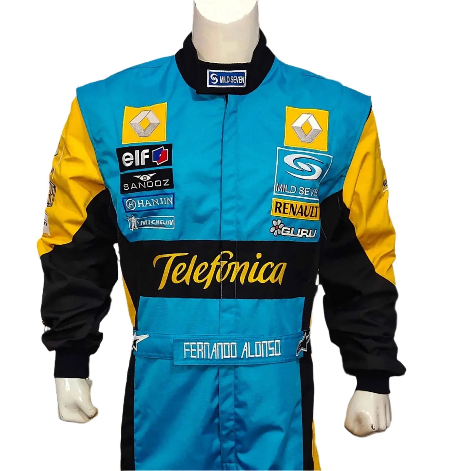 Fernando Alonso 2006 F1 Replica Embroidered Racing Suit / Renault F1 image 1