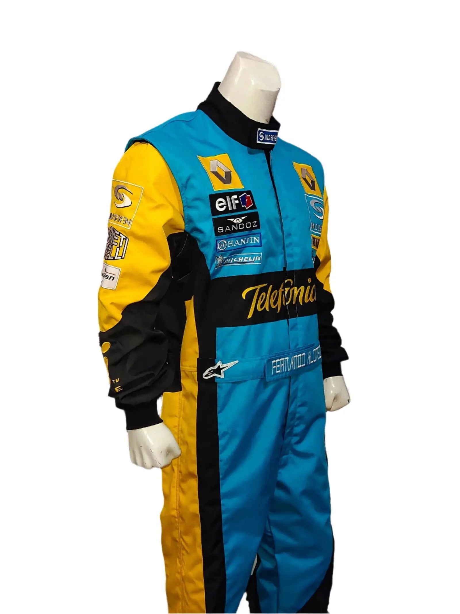 Fernando Alonso 2006 F1 Replica Embroidered Racing Suit / Renault F1 image 2
