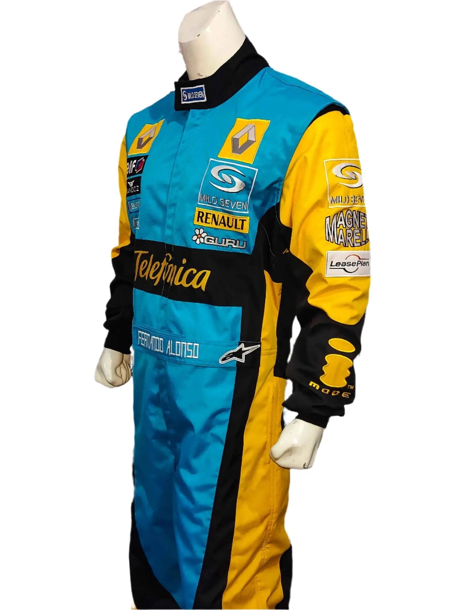 Fernando Alonso 2006 F1 Replica Embroidered Racing Suit / Renault F1 image 3