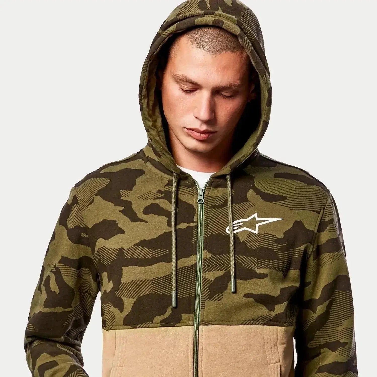 CAMO BLOCK HOODIE image 10