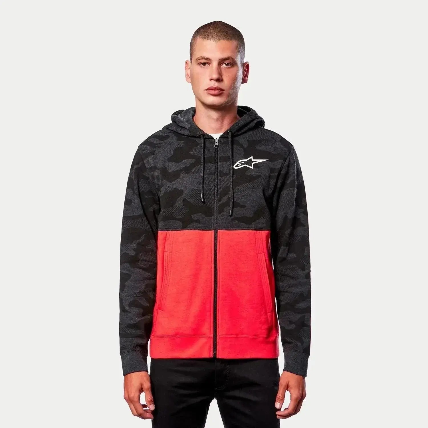 CAMO BLOCK HOODIE image 2
