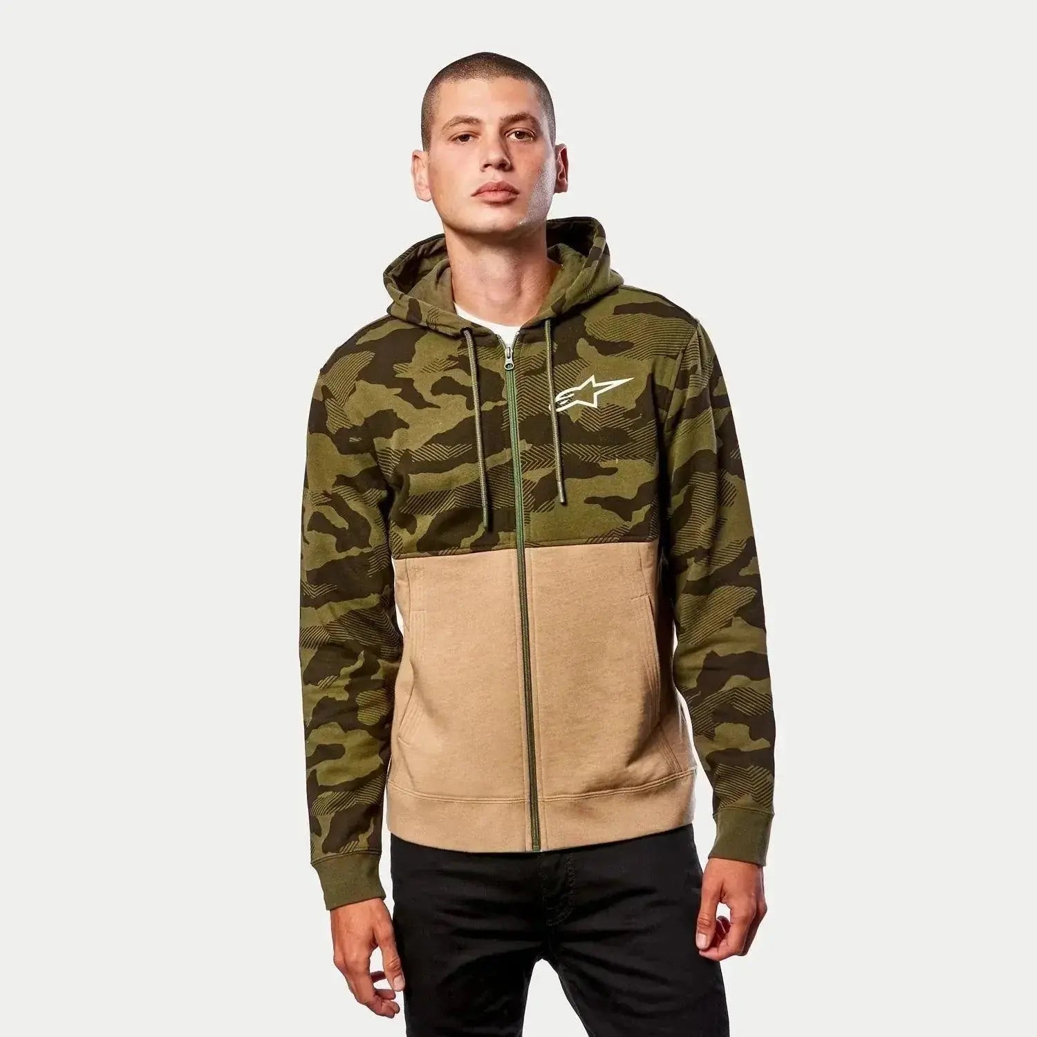CAMO BLOCK HOODIE image 7