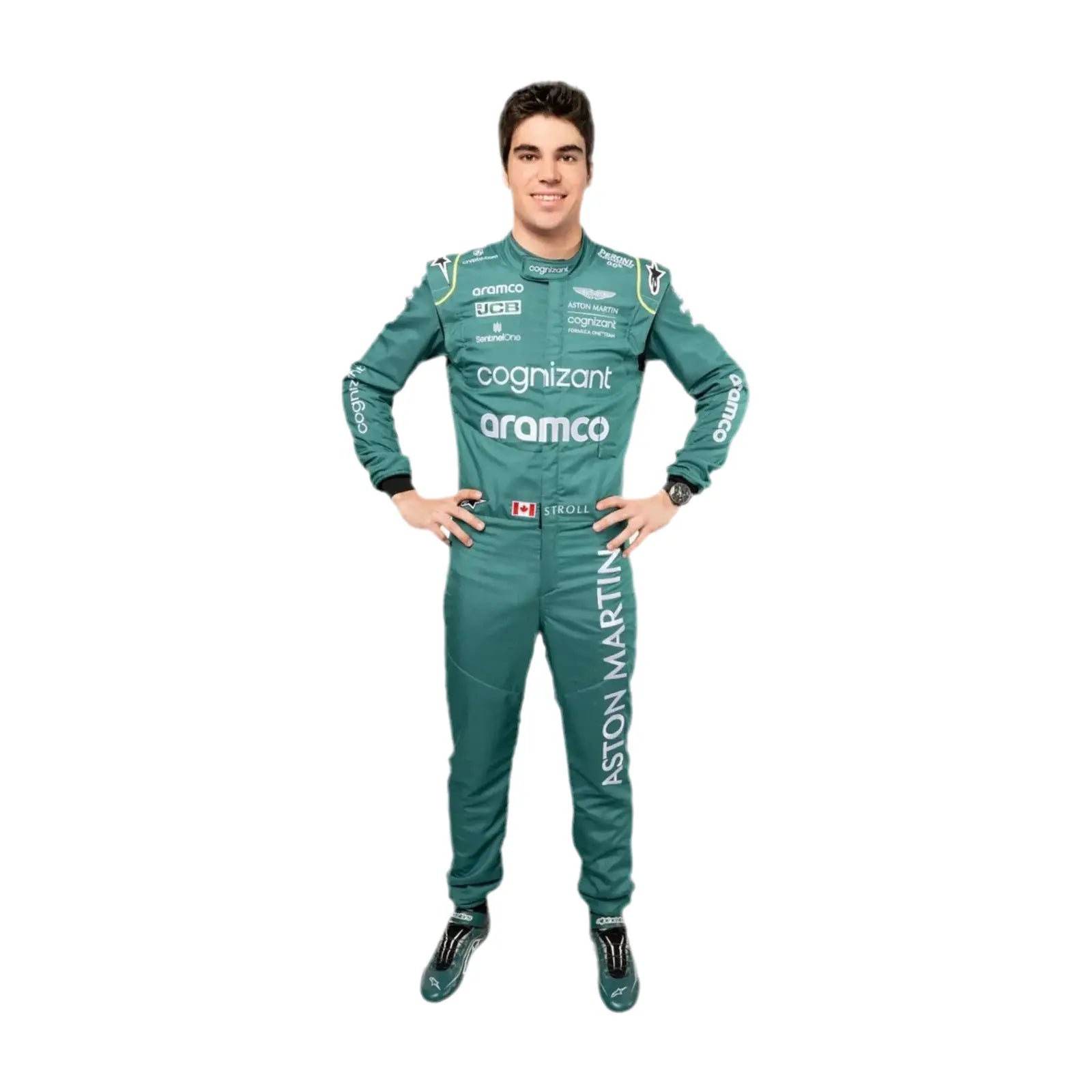 2022 Lance Stroll Aston Martin F1 Race Suit - Canadian GP image 1
