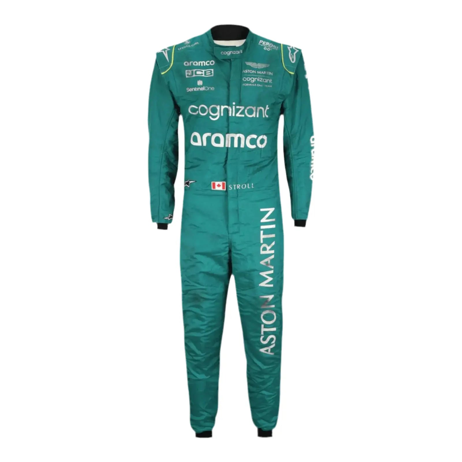 2022 Lance Stroll Aston Martin F1 Race Suit - Canadian GP image 2