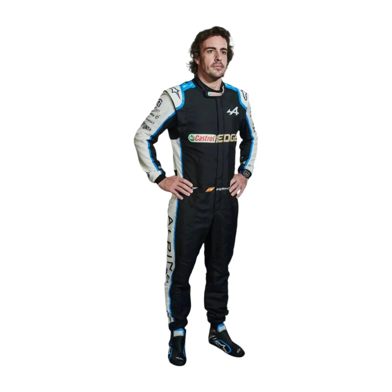 2021 FERNANDO ALONSO ALPHINE F1 RACE SUIT image 1