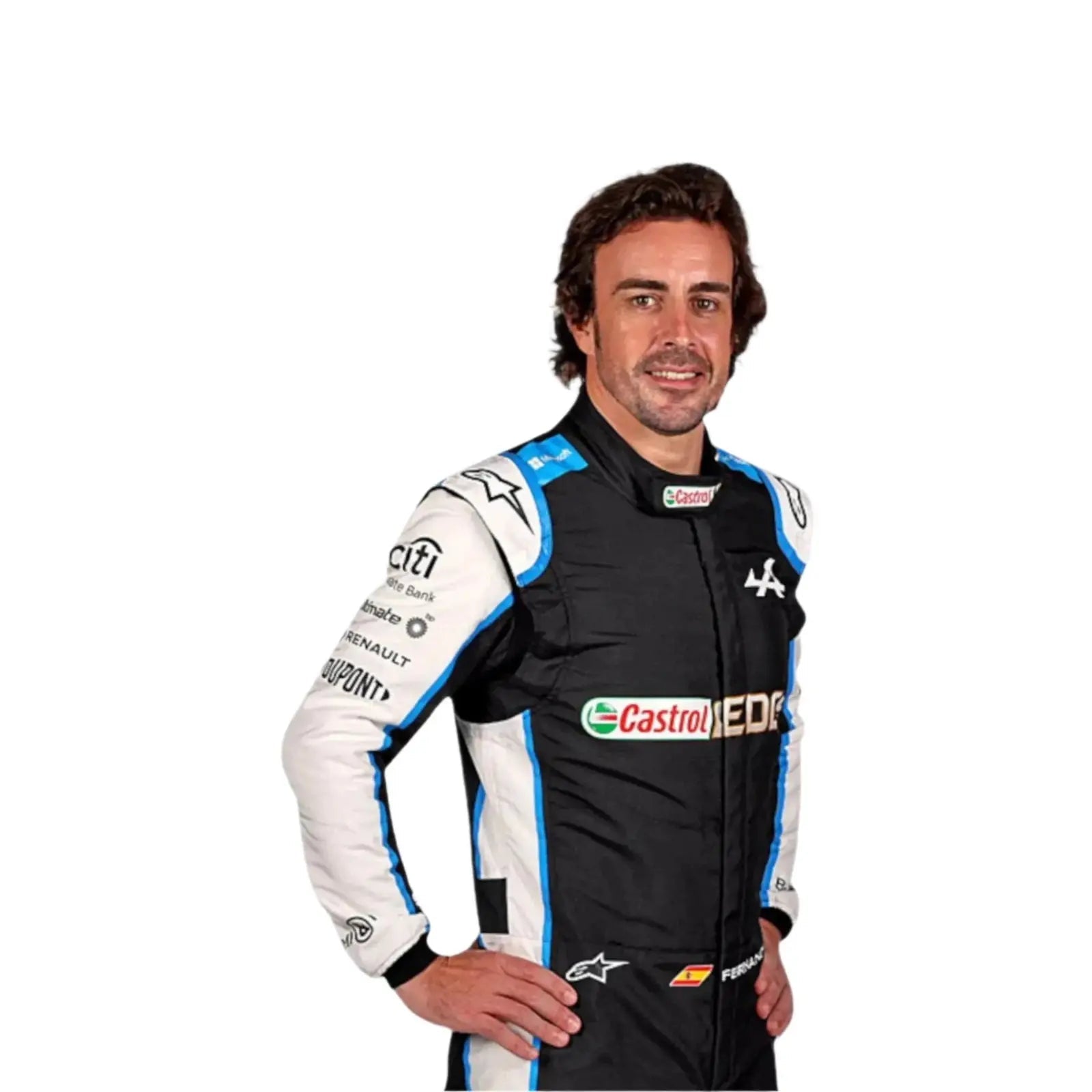 2021 FERNANDO ALONSO ALPHINE F1 RACE SUIT image 3