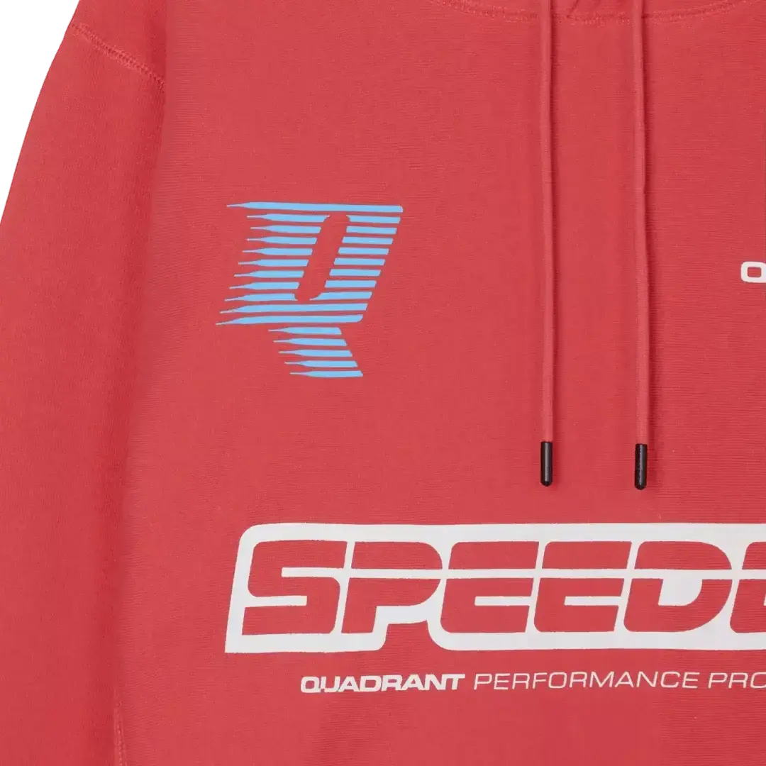 RED SPEEDCO HOODIE image 3