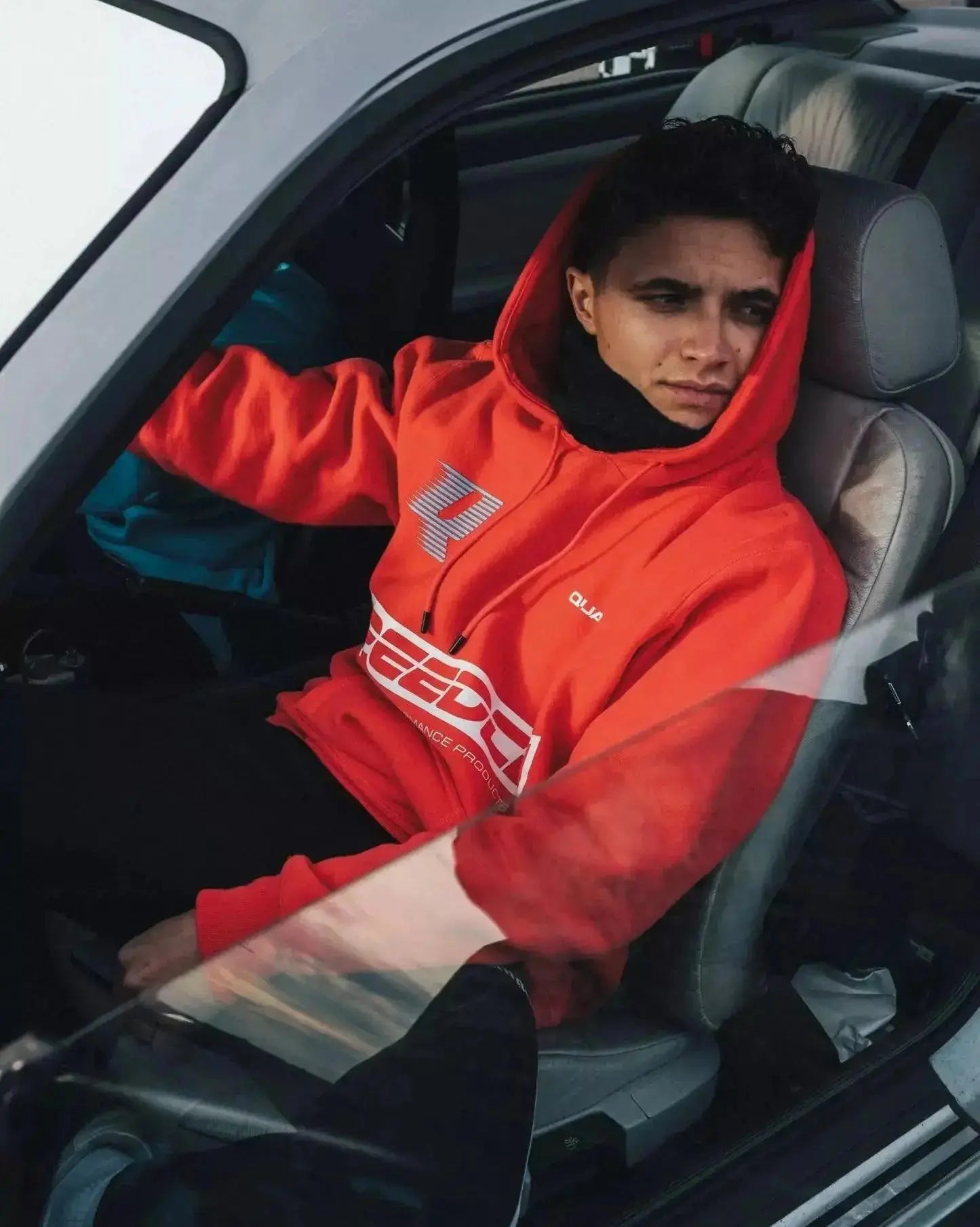 RED SPEEDCO HOODIE image 5