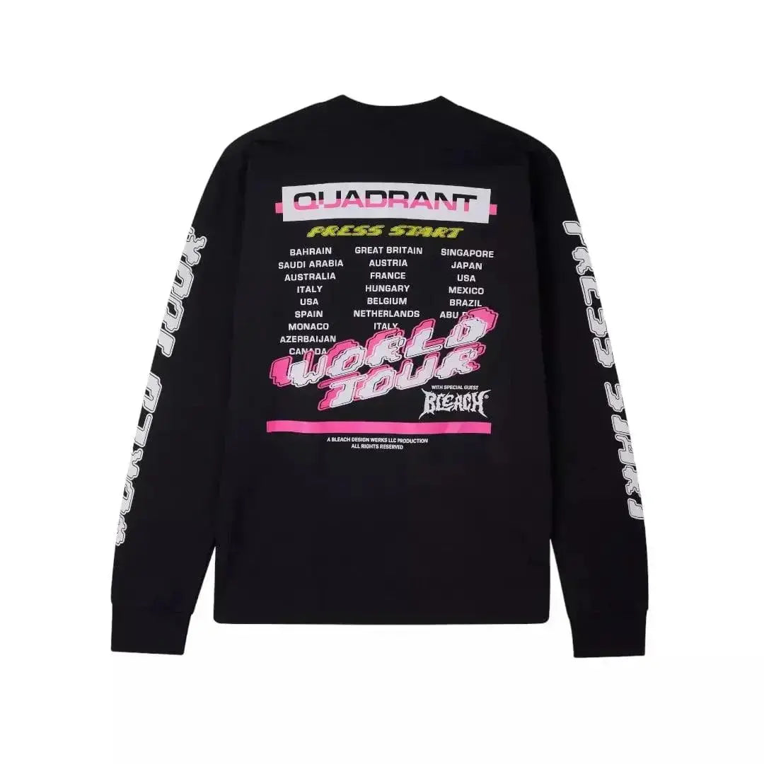 WORLD TOUR BLACK LS TEE image 2