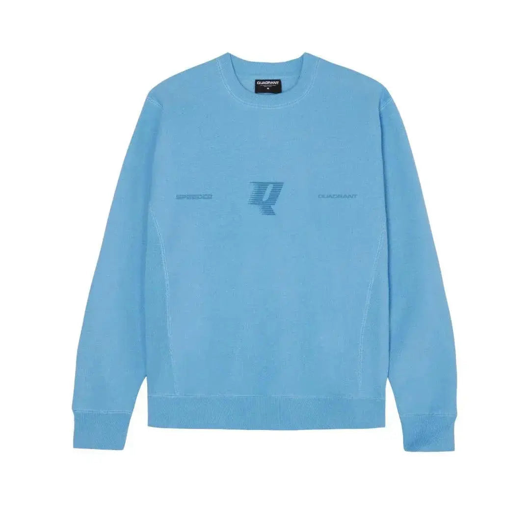 Aquatic Blue Speedco Crew Neck - Comfortable Casual Wear image 1