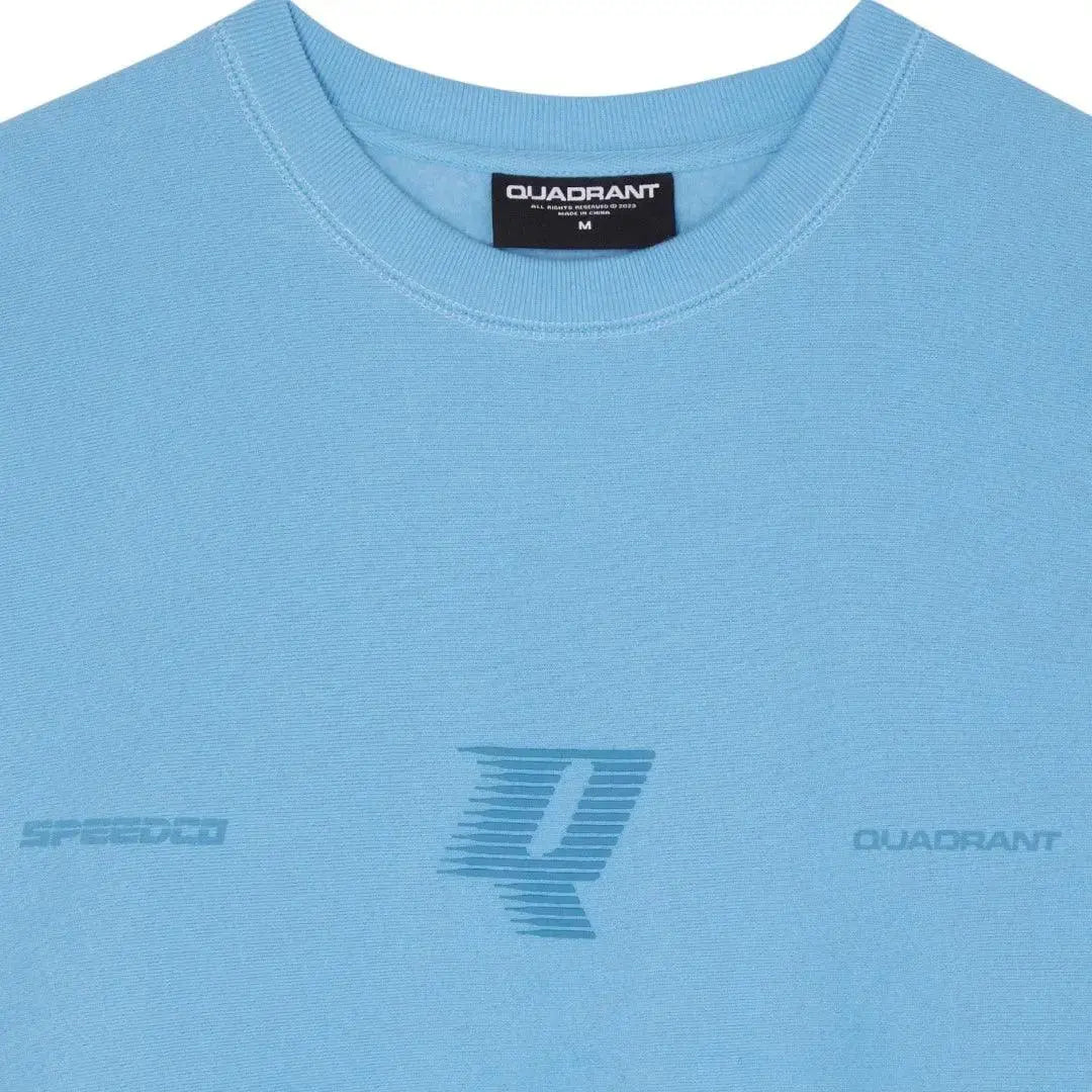 Aquatic Blue Speedco Crew Neck - Comfortable Casual Wear image 4