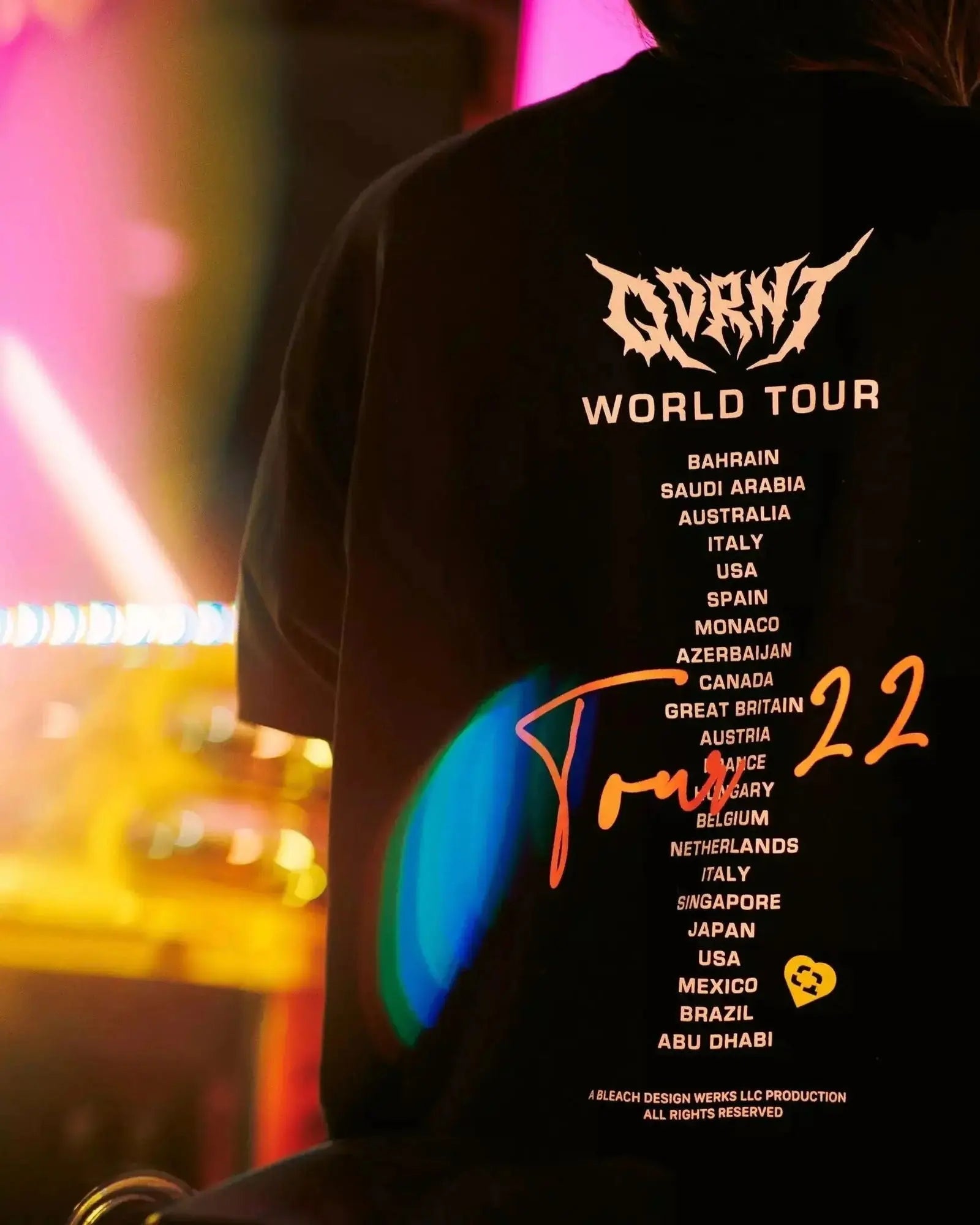 WORLD TOUR BLACK TEE image 3