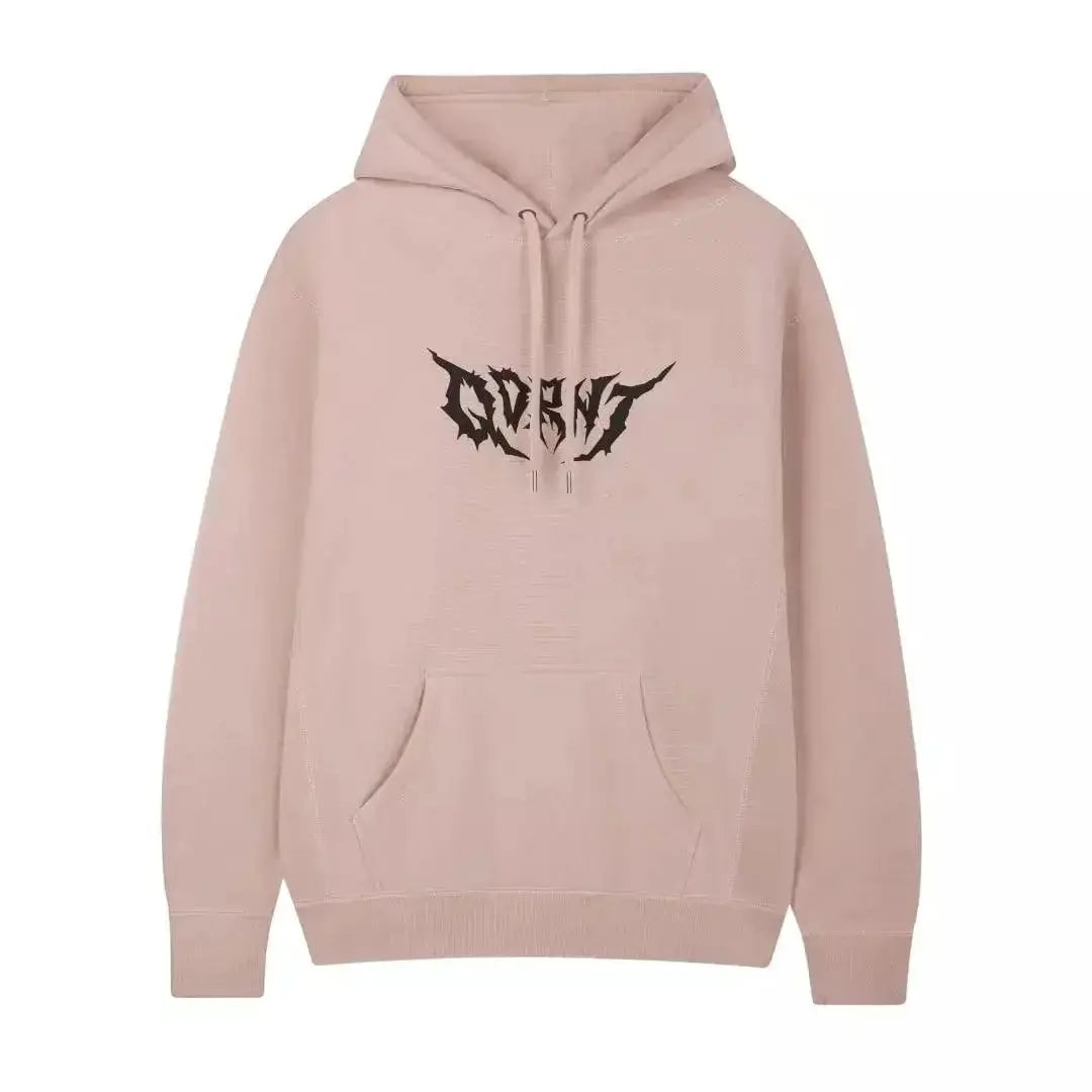 METAL DUSTY PINK HOODIE image 1