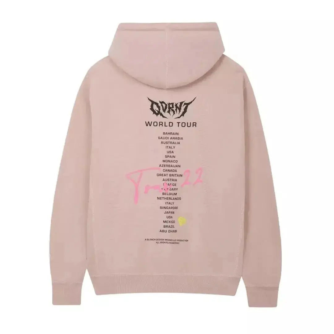 METAL DUSTY PINK HOODIE image 2