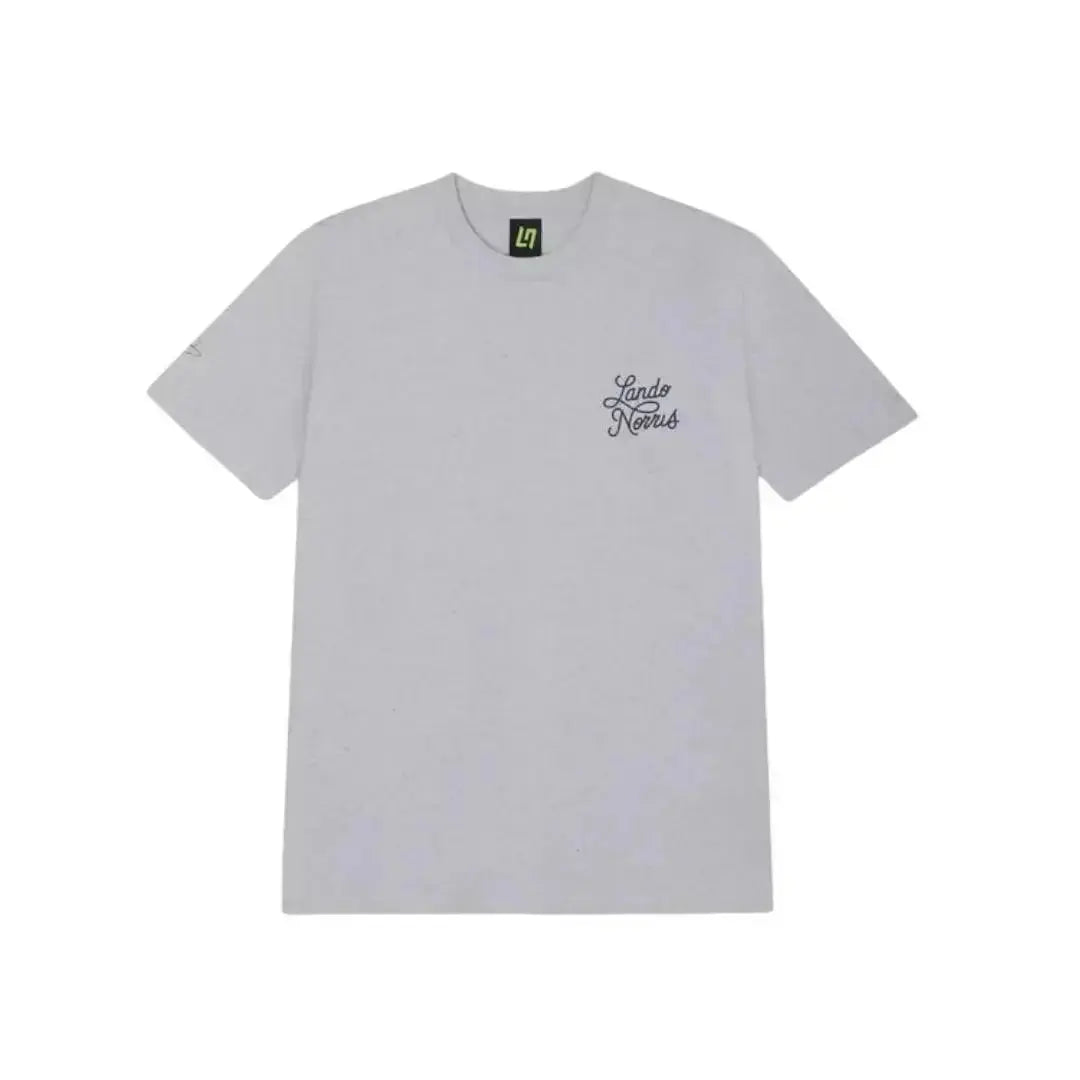 SCRIPT WHITE HEATHER SHORT SLEEVE TEE image 1