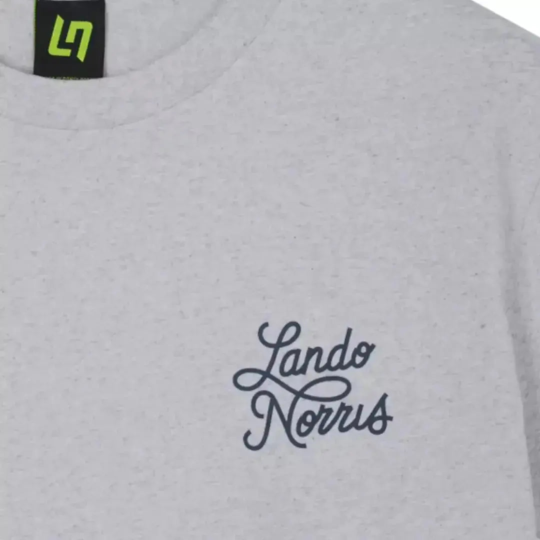 SCRIPT WHITE HEATHER SHORT SLEEVE TEE image 3